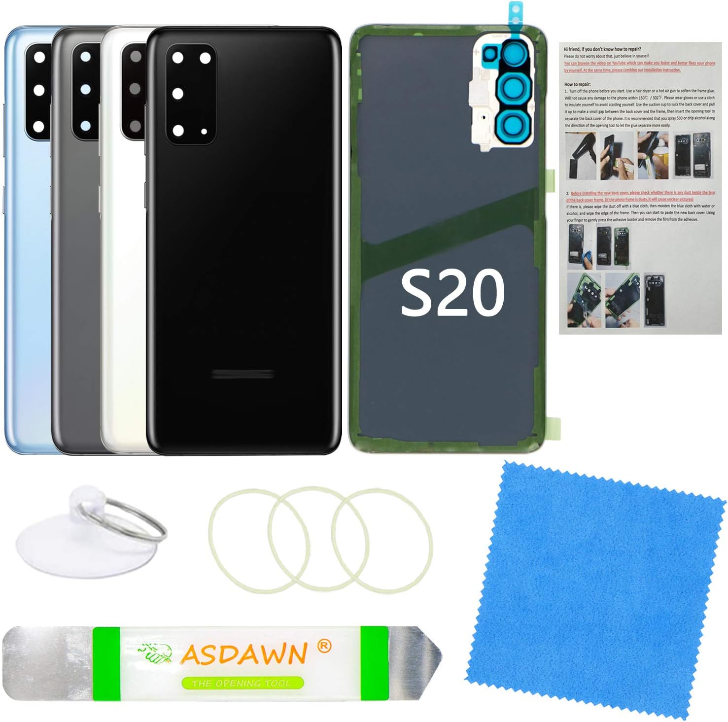 laurel, ms phone repair nearby Samsung Galaxy S20 Back Cover Replacement Guide