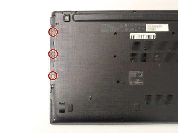 laurel, ms repair nearby Acer Aspire  E5-574-53QS Back Panel Removal