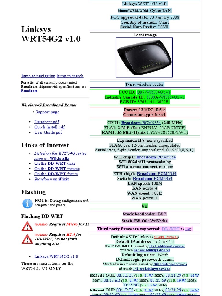 laurel, ms phone repair nearby Linksys WRT54G2 V1 Teardown