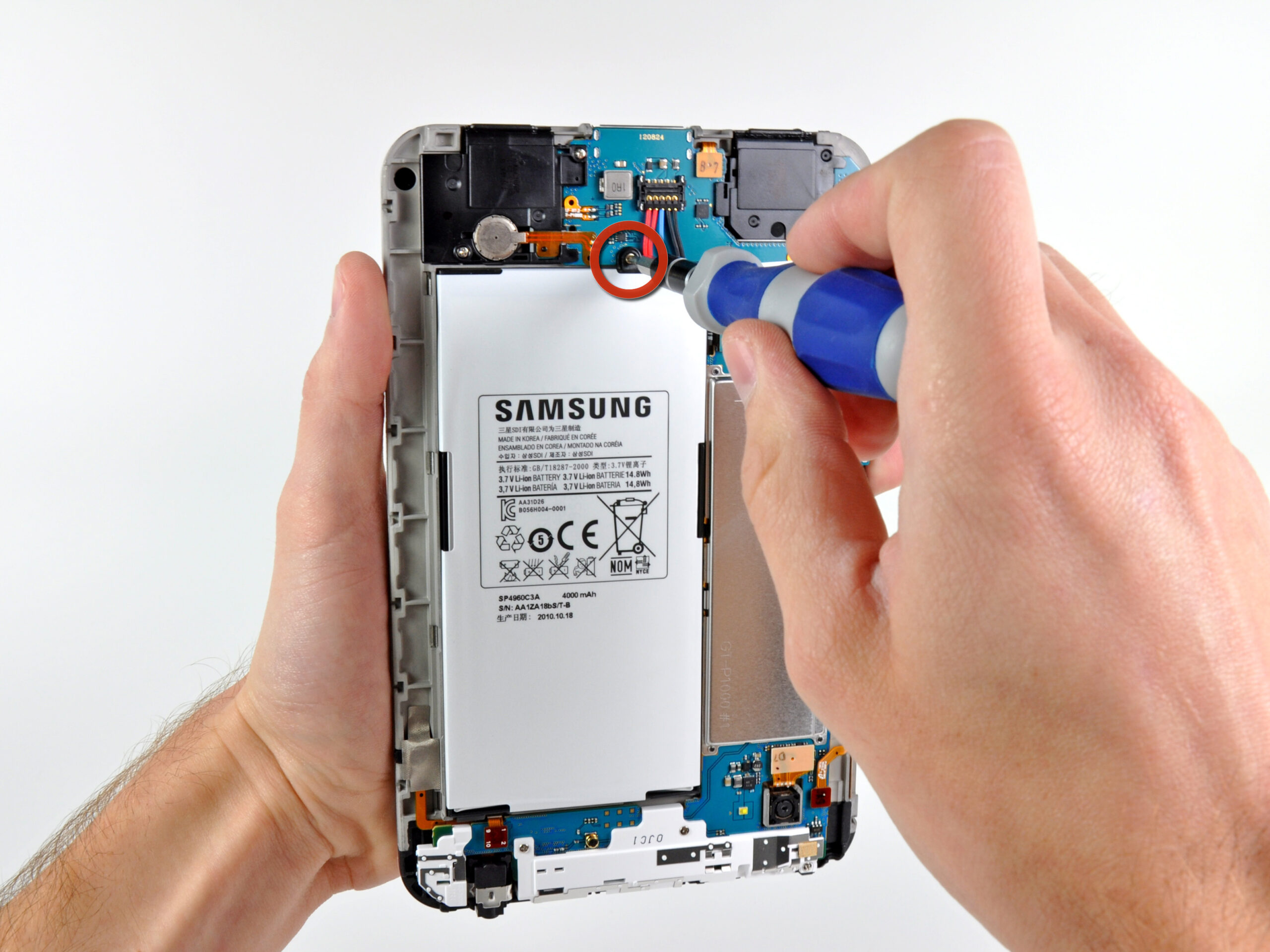 laurel, ms phone repair nearby Samsung Galaxy Tab S7+ 5G Battery and Frame Assembly Replacement