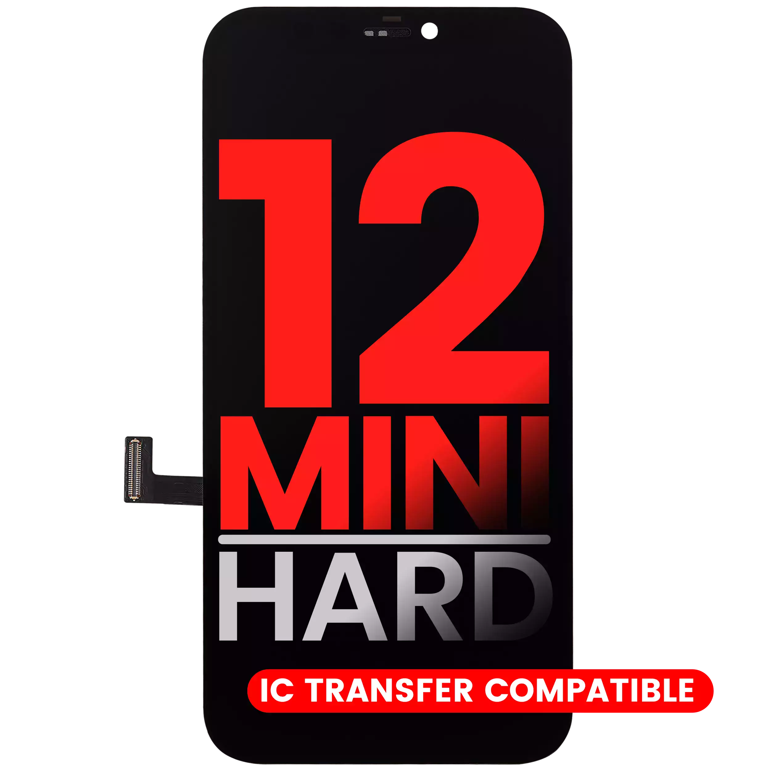 Oled Assembly Compatible For Iphone 12 Mini (Aftermarket Plus: Hard)