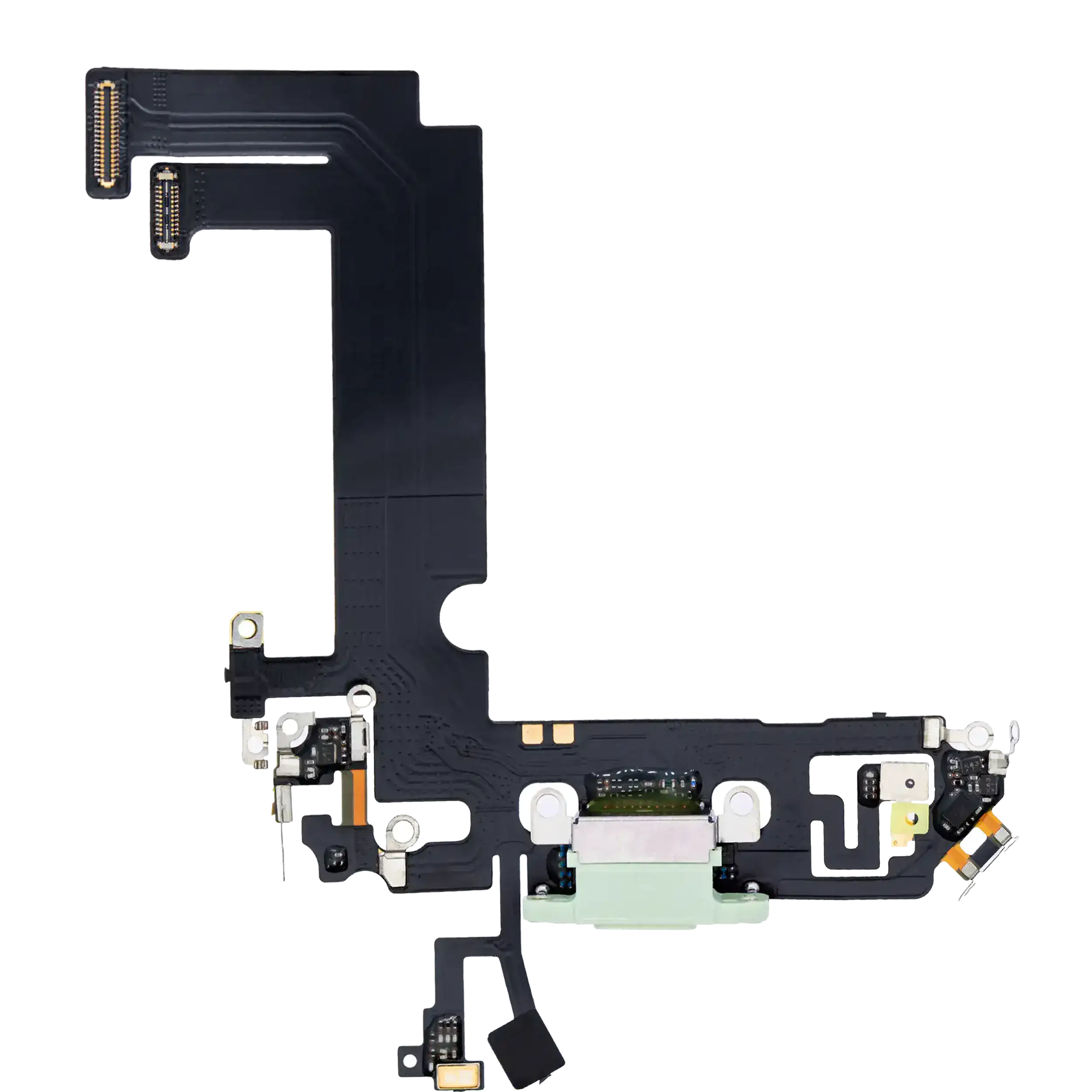Charging Port Flex Cable Compatible For Iphone 12 Mini (Aftermarket Plus) (Green)