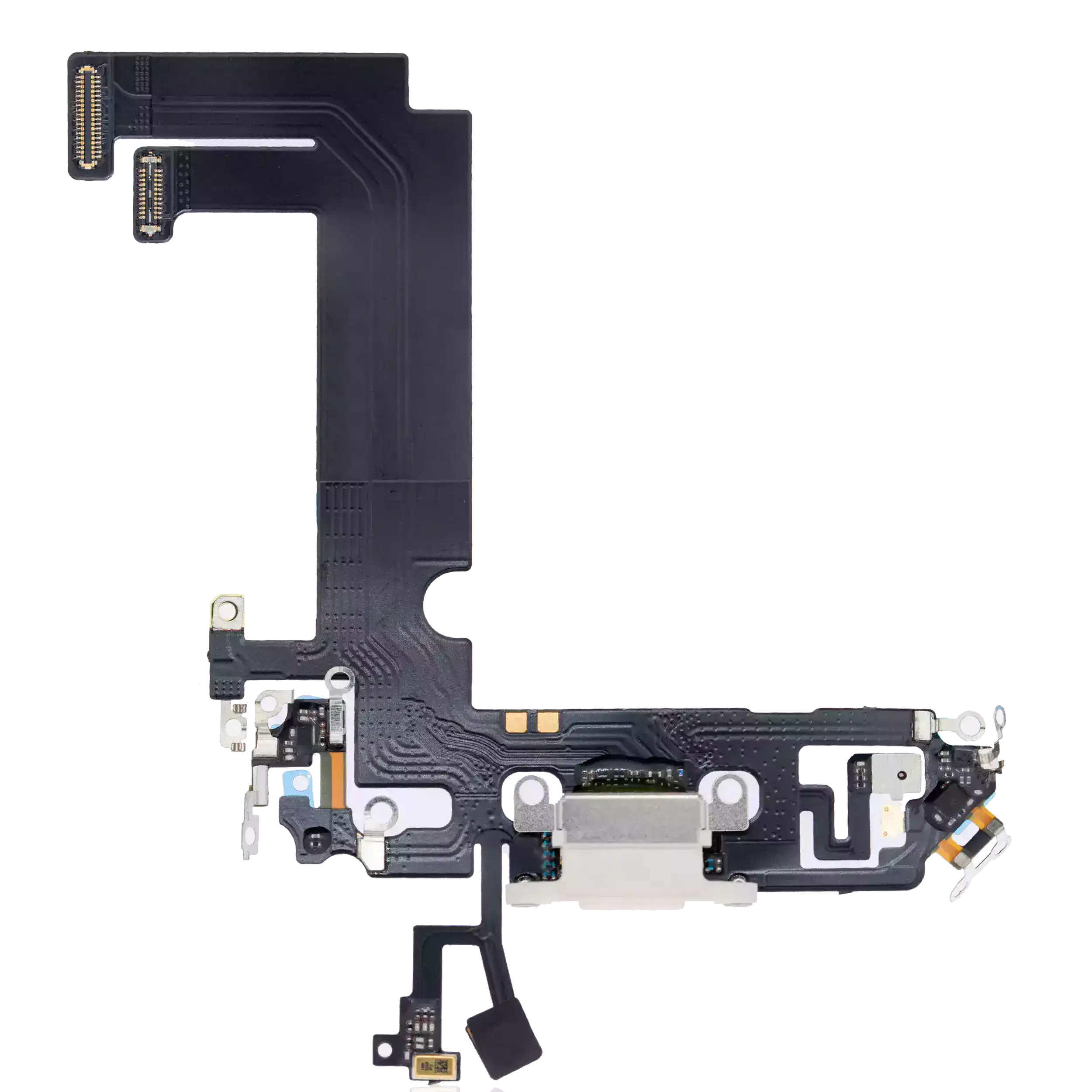 Charging Port Flex Cable Compatible For Iphone 12 Mini (Premium) (White)
