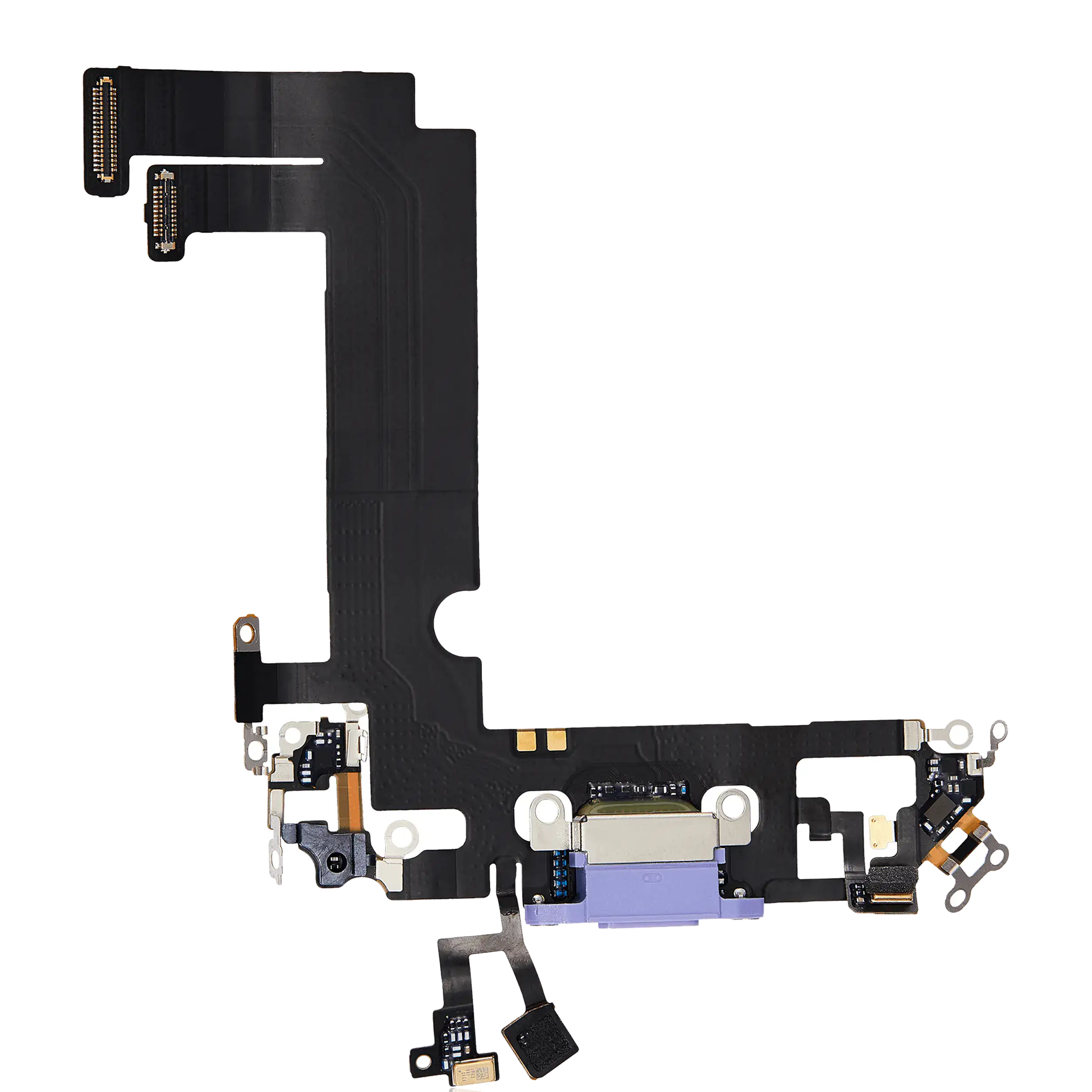 Charging Port Flex Cable Compatible For Iphone 12 Mini (Premium) (Purple)