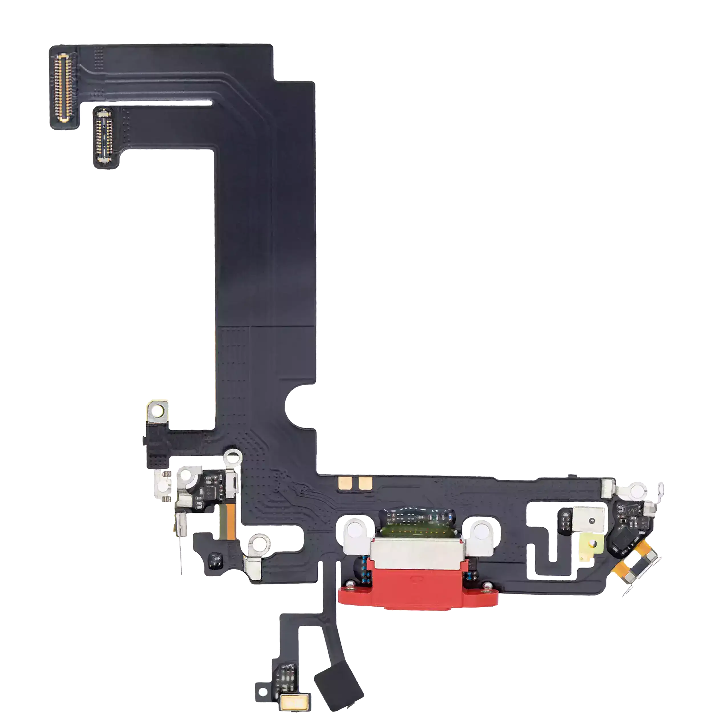 Charging Port Flex Cable Compatible For Iphone 12 Mini (Premium) (Red)