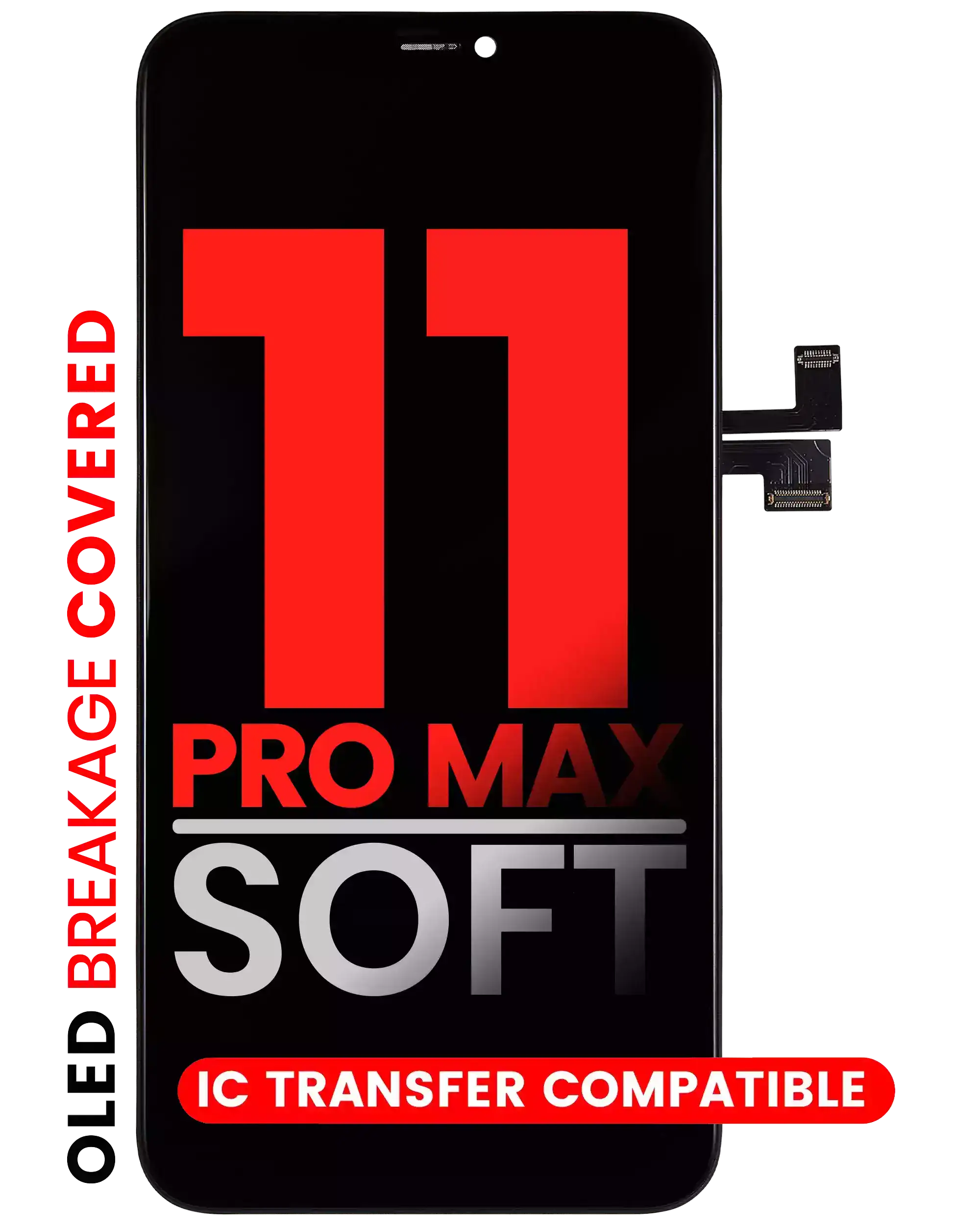 Oled Assembly Compatible For Iphone 11 Pro Max (Aftermarket Pro: Xo7 Soft)