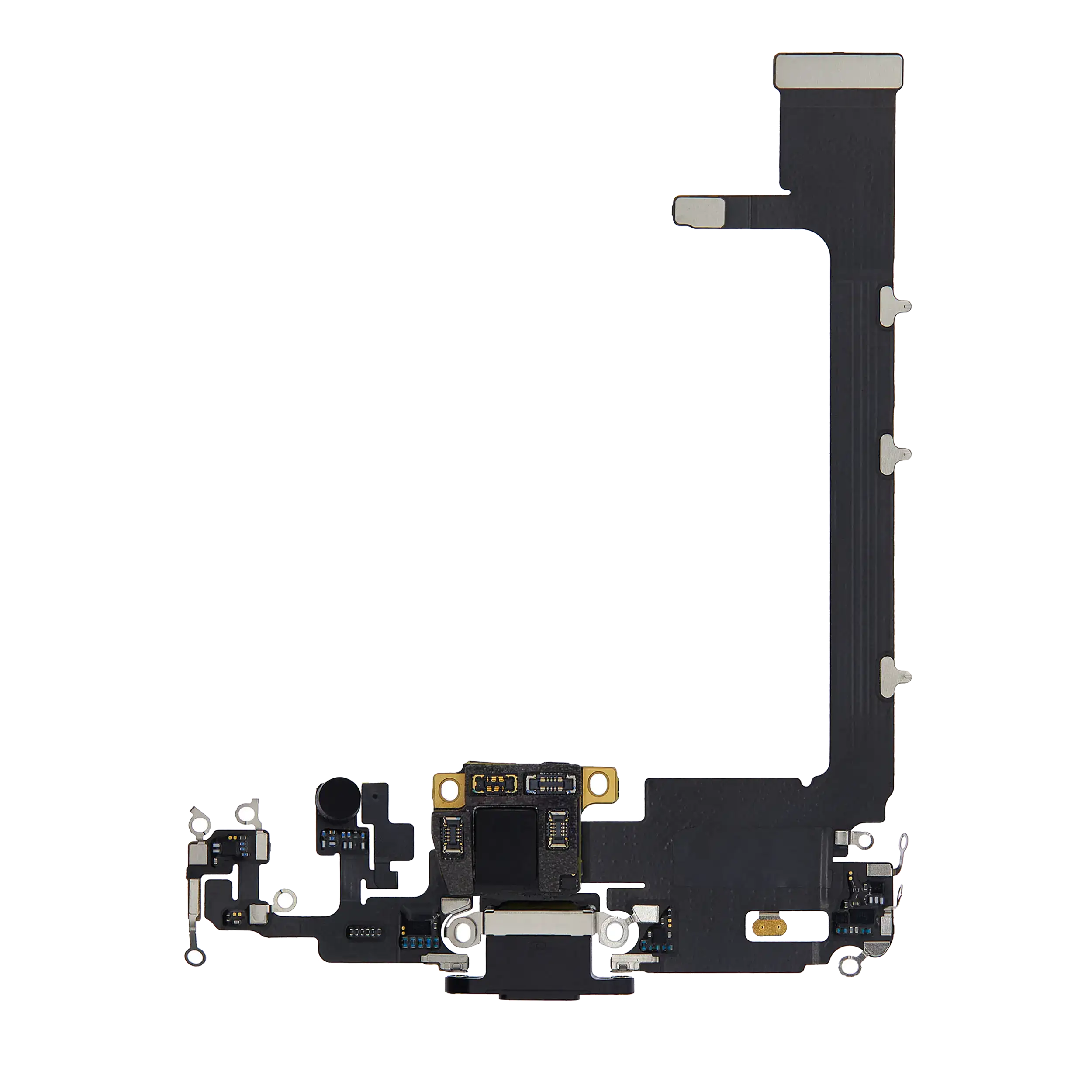 Charging Port Flex Cable With Board Compatible For Iphone 11 Pro Max (Used  Pull) (Space Gray)