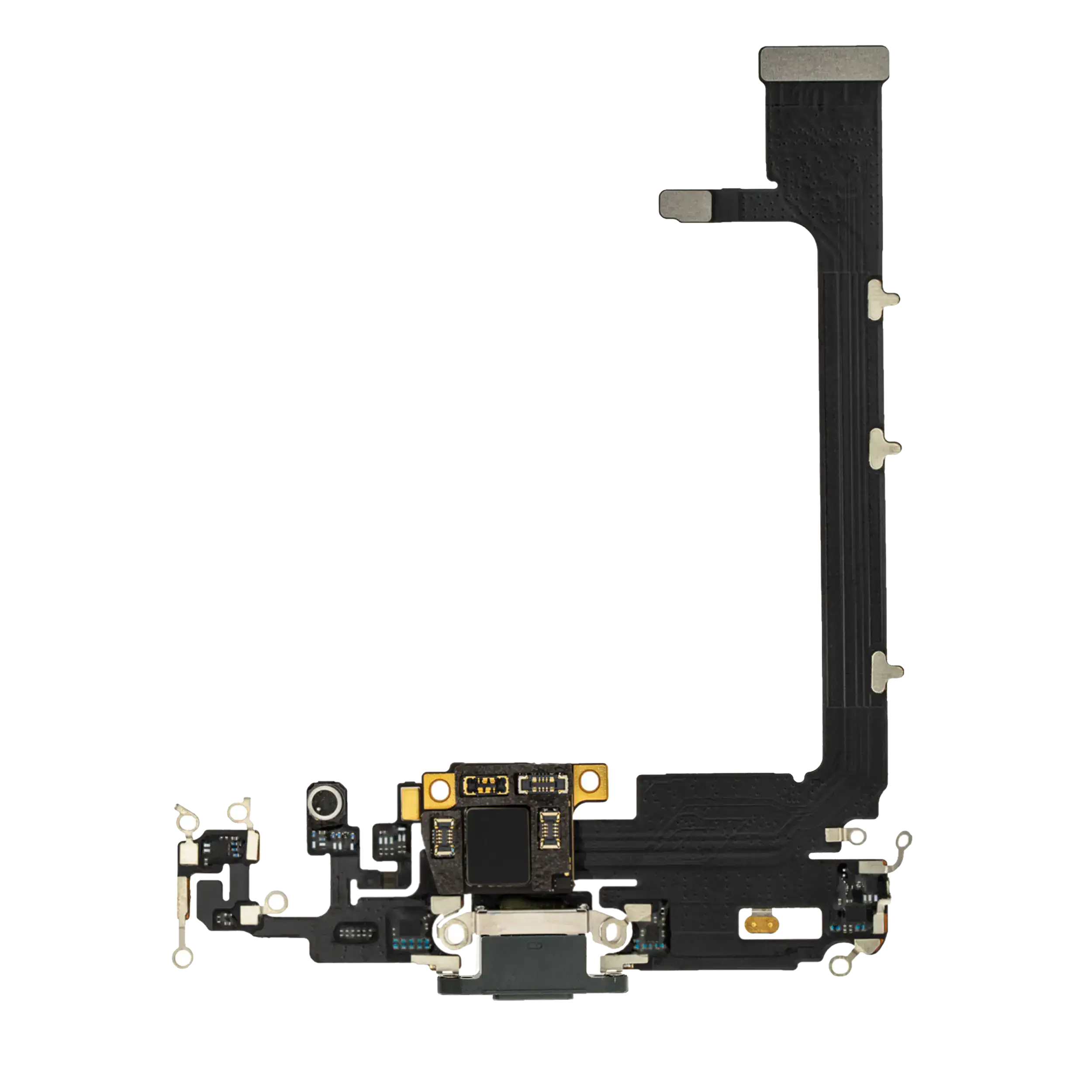 Charging Port Flex Cable With Board Compatible For Iphone 11 Pro Max (Aftermarket Plus) (Midnight Green)