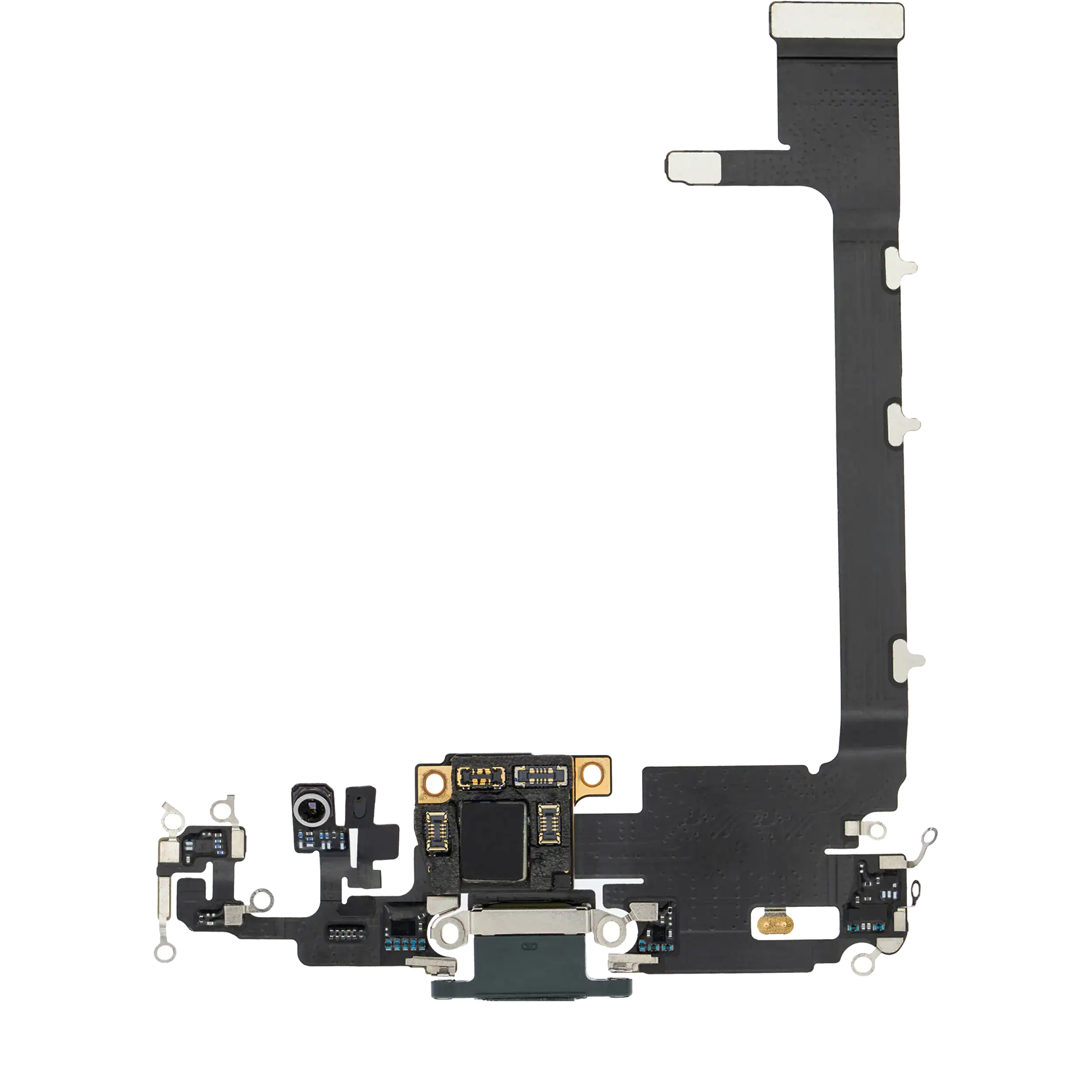 Charging Port Flex Cable With Board Compatible For Iphone 11 Pro Max  (Premium) (Midnight Green)