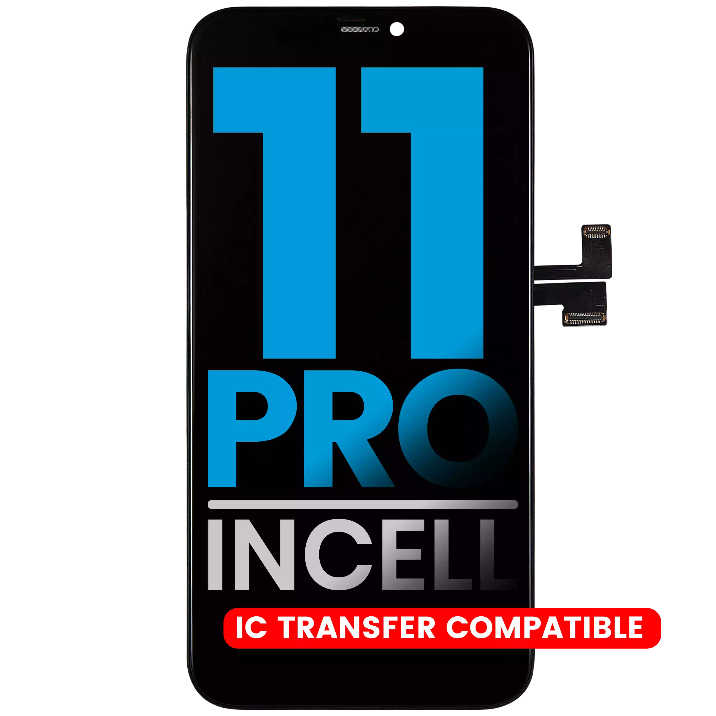 Lcd Assembly Compatible For Iphone 11 Pro (Aftermarket: Aq7 / Incell)