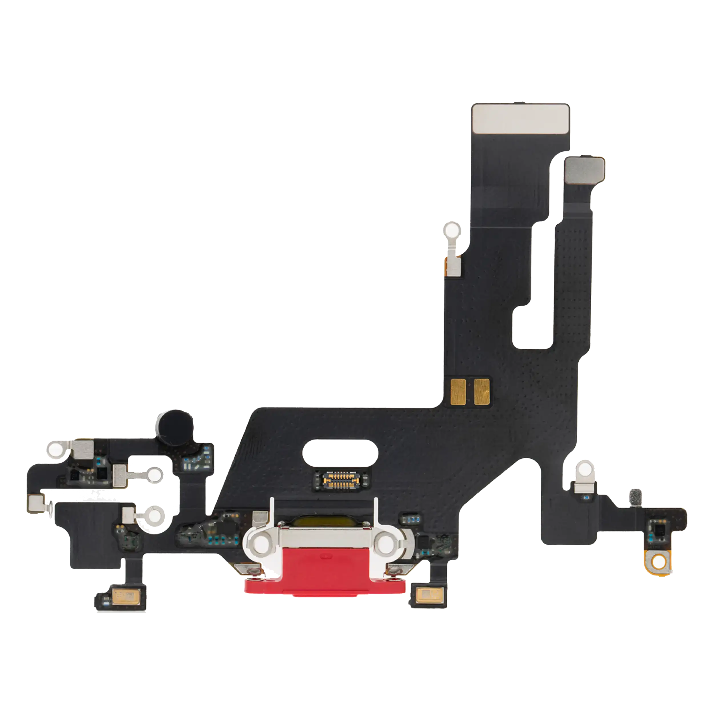 Charging Port Flex Cable Compatible For Iphone 11 (Premium) (Red)