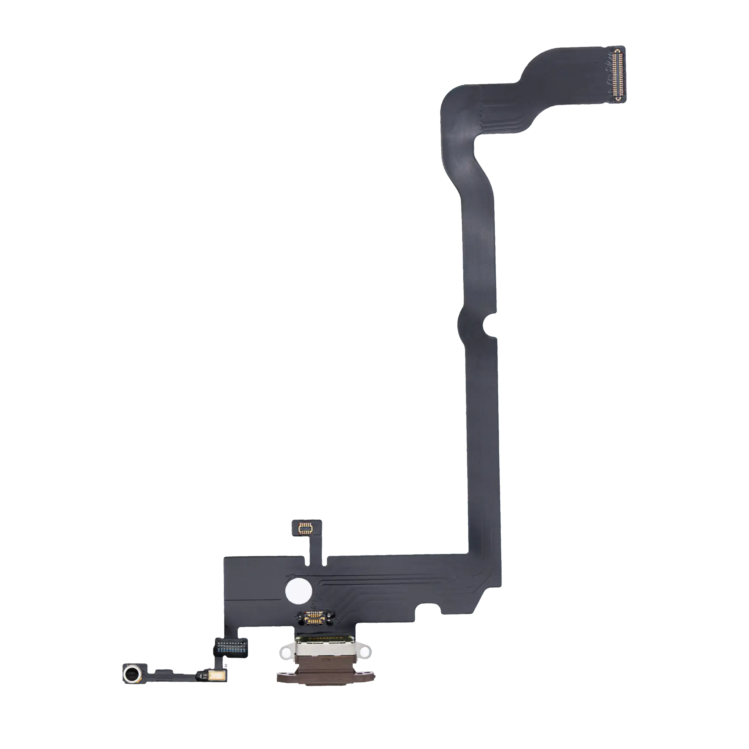 Charging Port Flex Cable Compatible For Iphone Xs Max (Aftermarket) (Gold)
