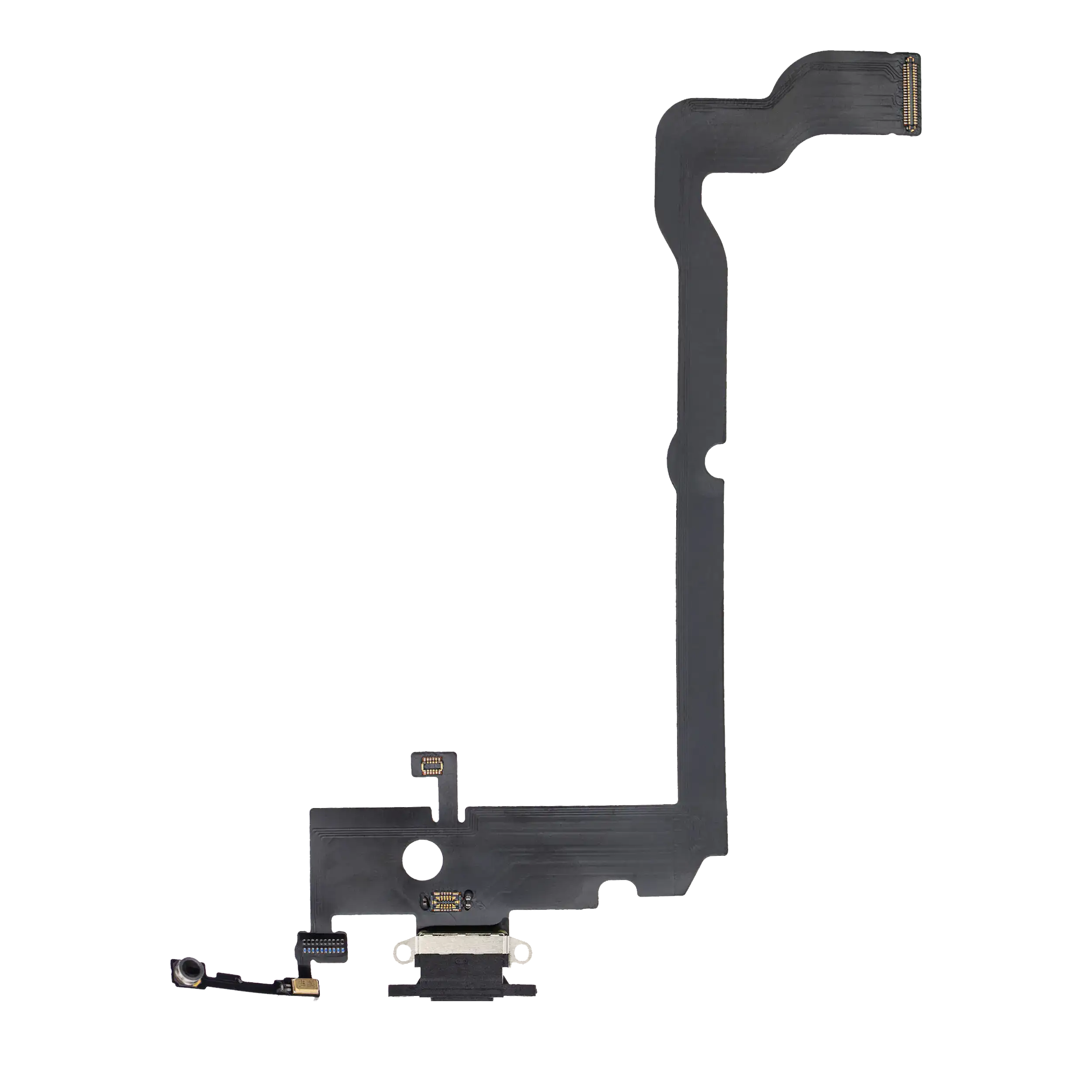 Charging Port Flex Cable Compatible For Iphone Xs Max (Aftermarket) (Space Gray)