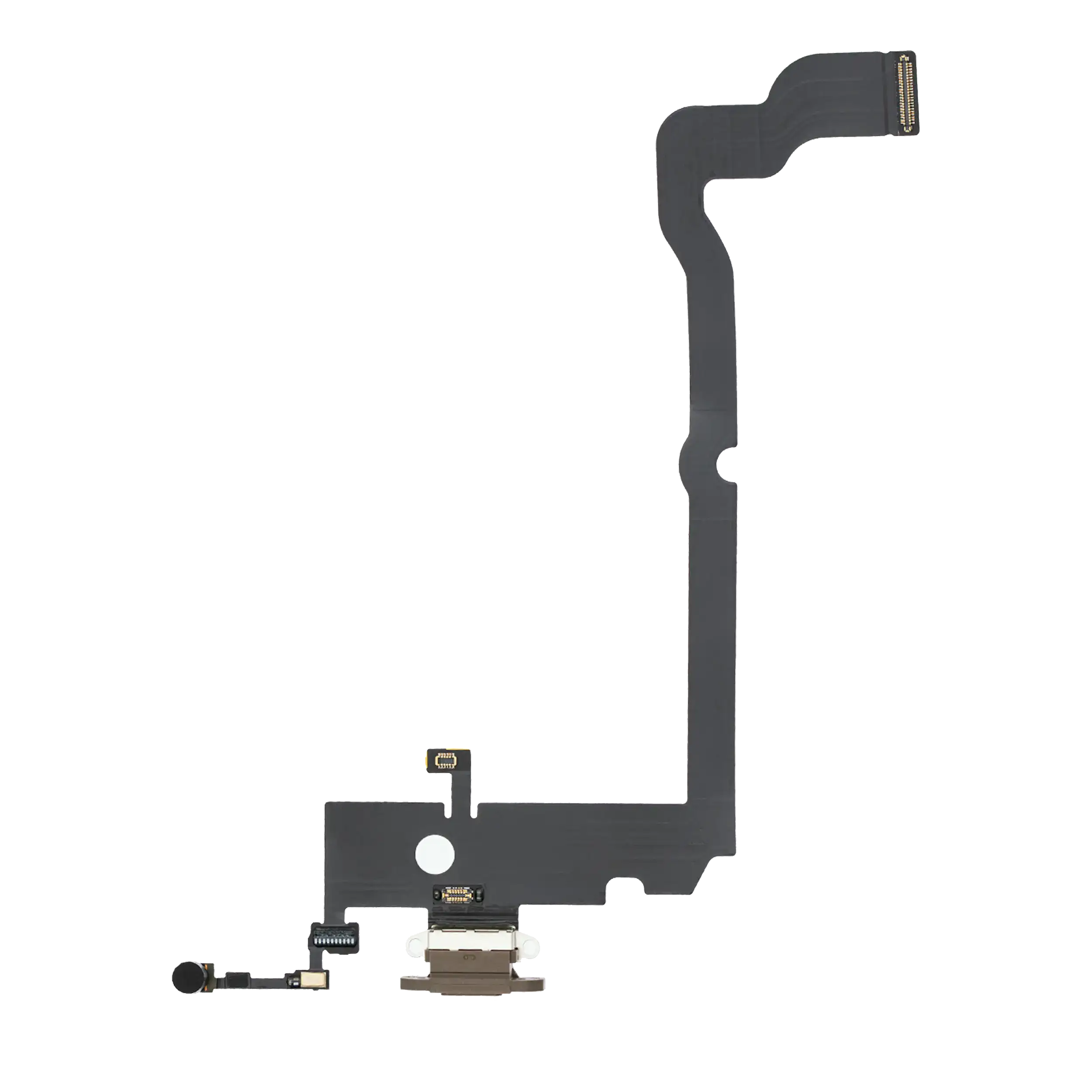 Charging Port Flex Cable Compatible For Iphone Xs Max (Premium) (Gold)