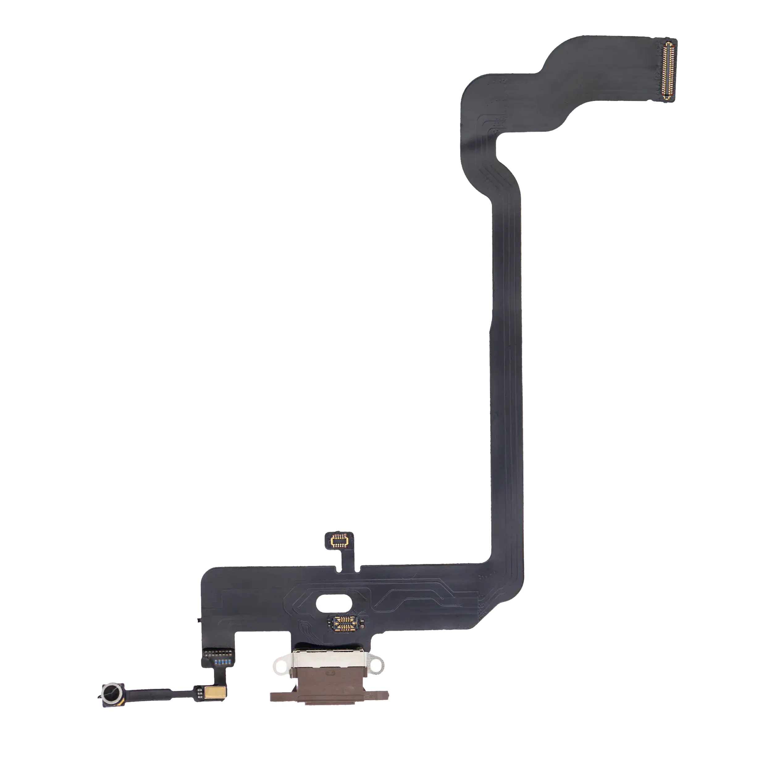 Charging Port Flex Cable Compatible For Iphone Xs (Aftermarket) (Gold)
