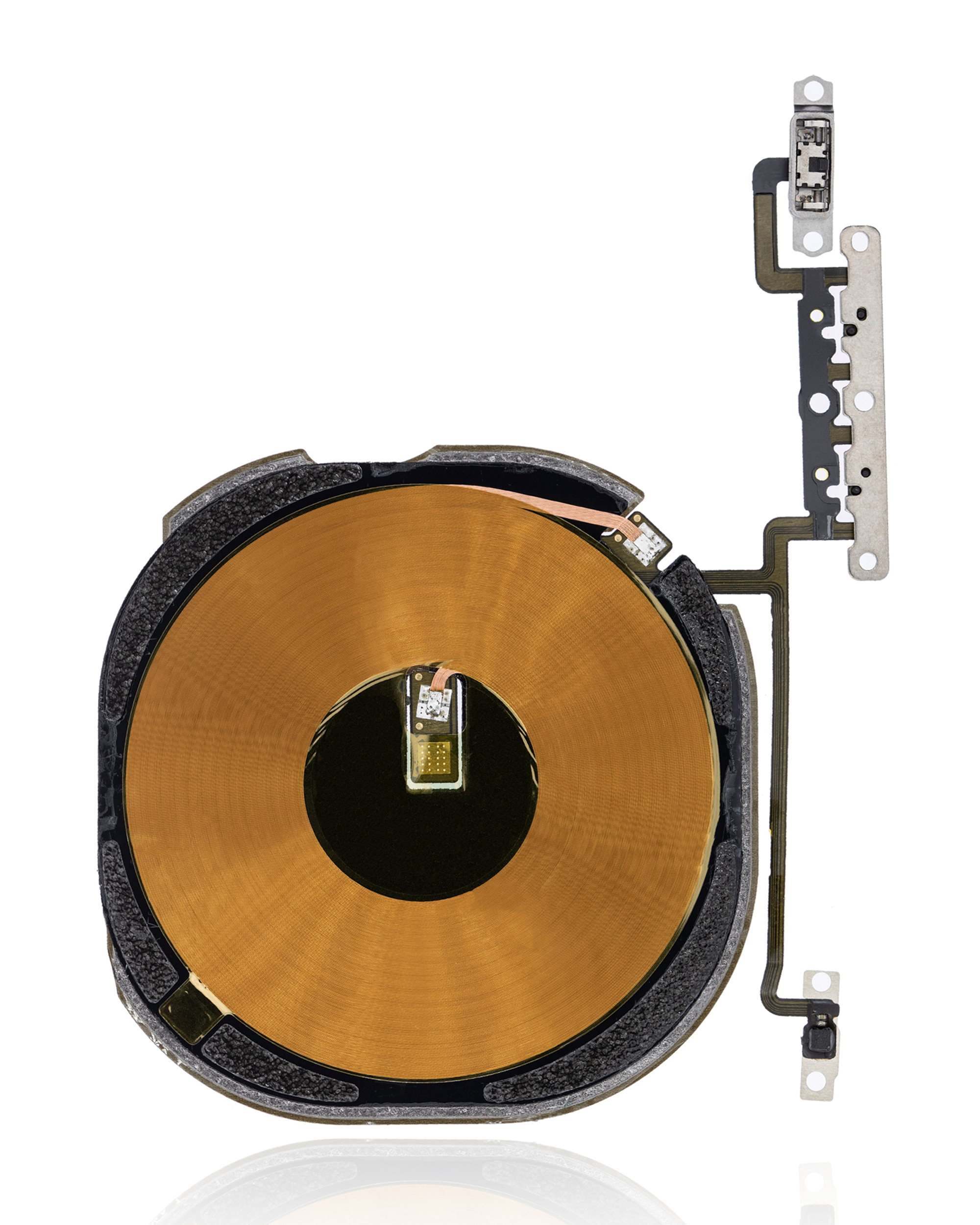 Wireless Nfc Charging Flex With Power & Volume Flex Pre-Installed Compatible For Iphone Xs