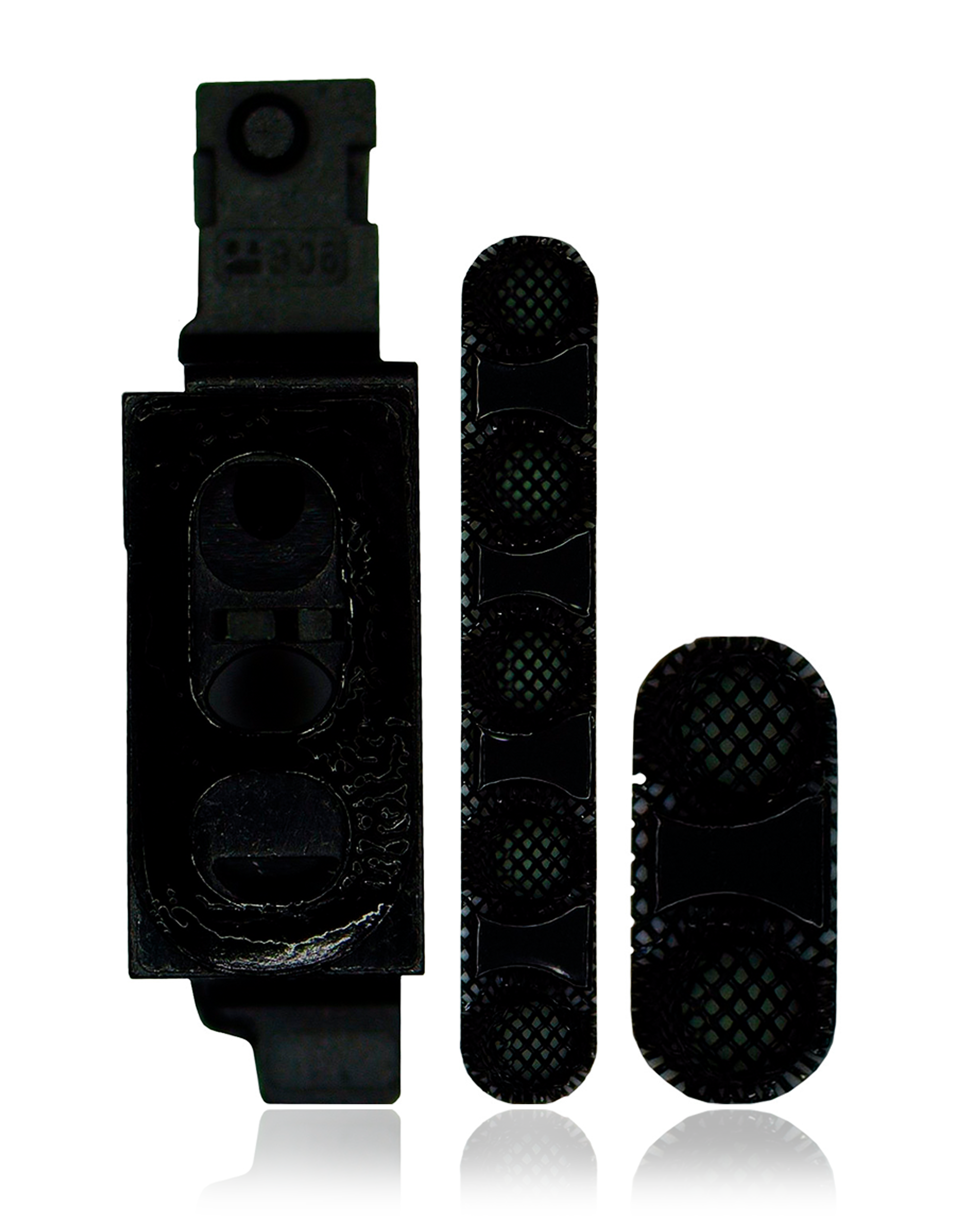 Loudspeaker / Mic Mesh Compatible For Iphone Xs (Black) (10 Pack)