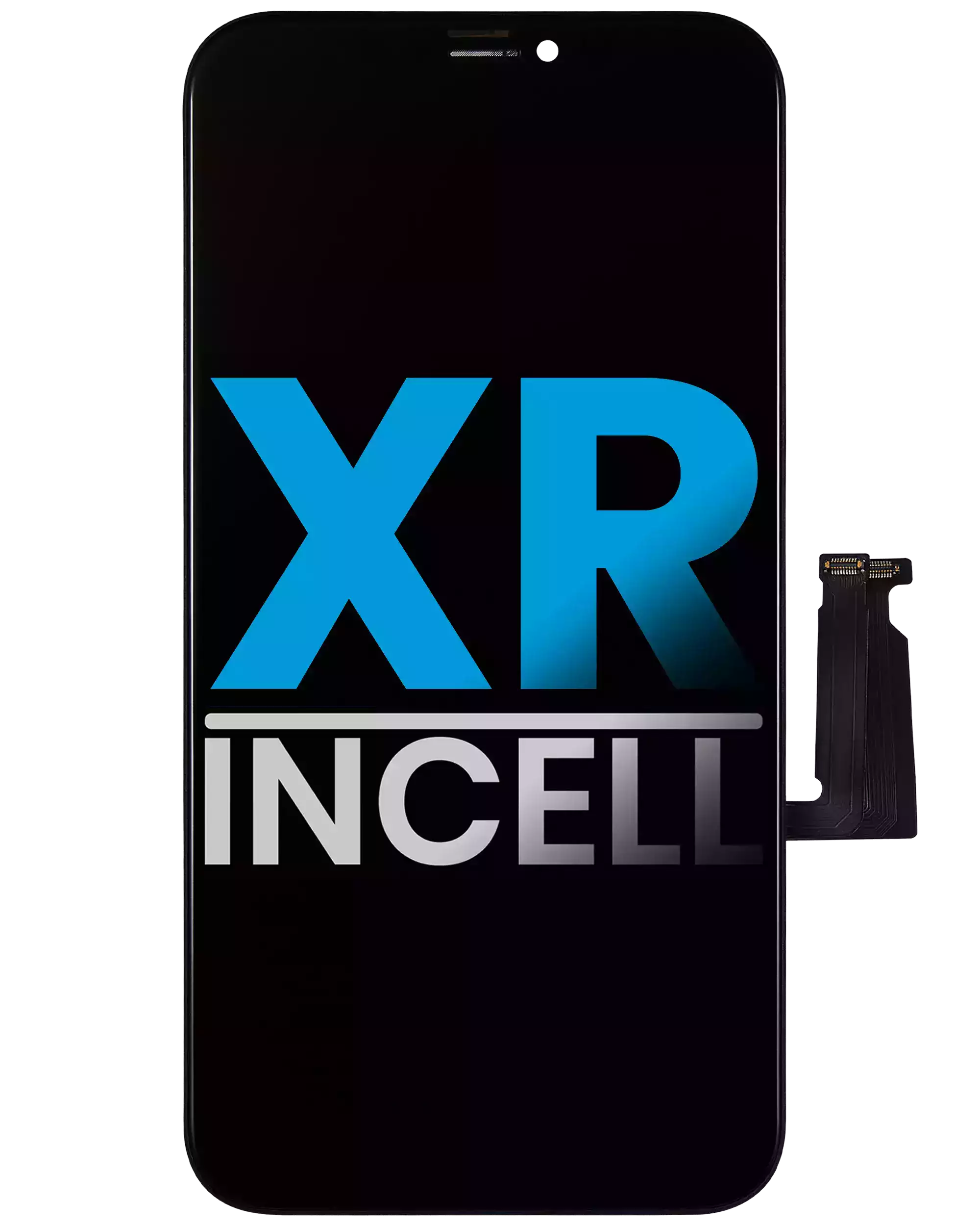 Lcd Assembly With Steel Plate Pre-Installed Compatible For Iphone Xr (Aftermarket: Aq7 / Incell)