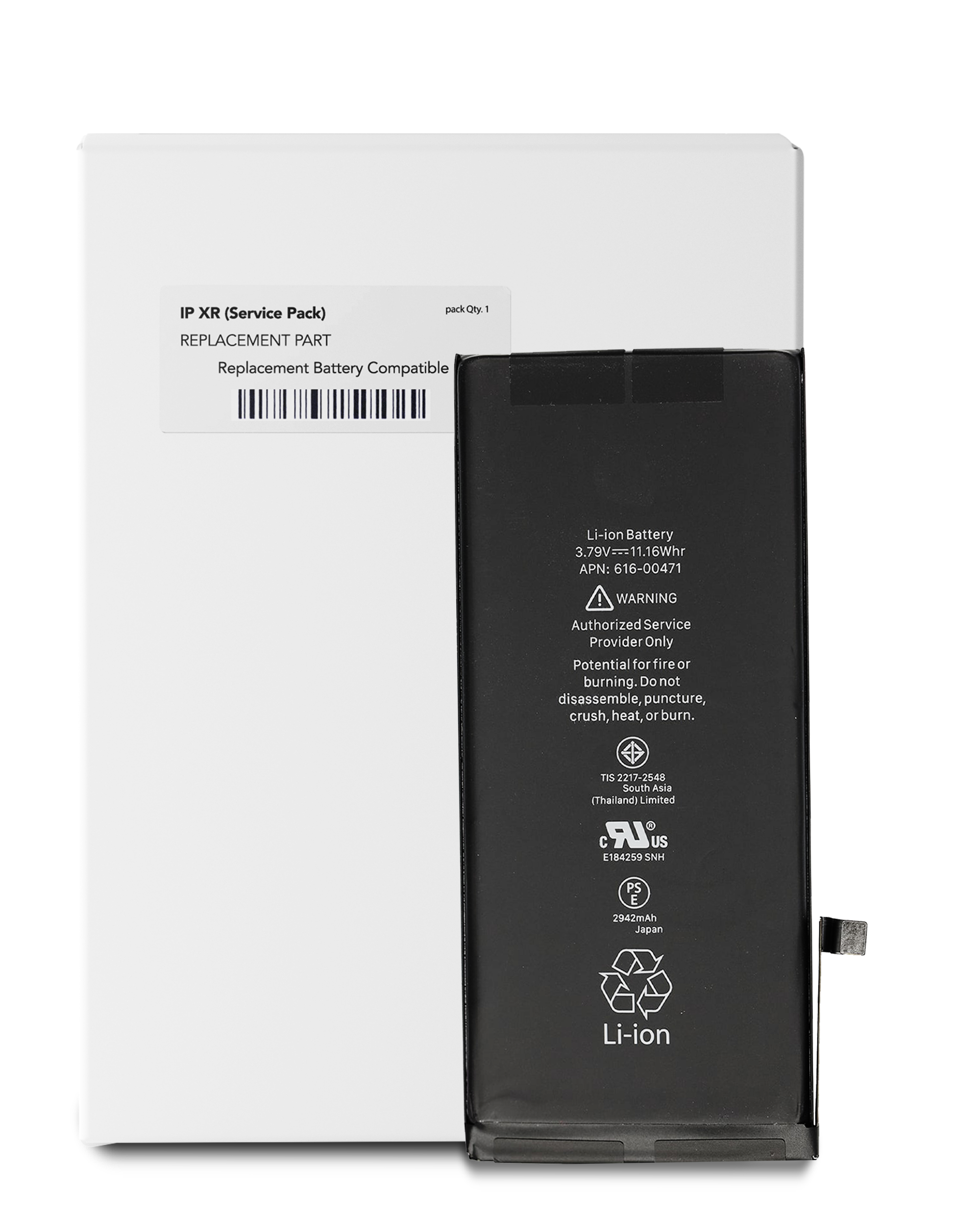 Replacement Battery Compatible For Iphone Xr (Service Pack)