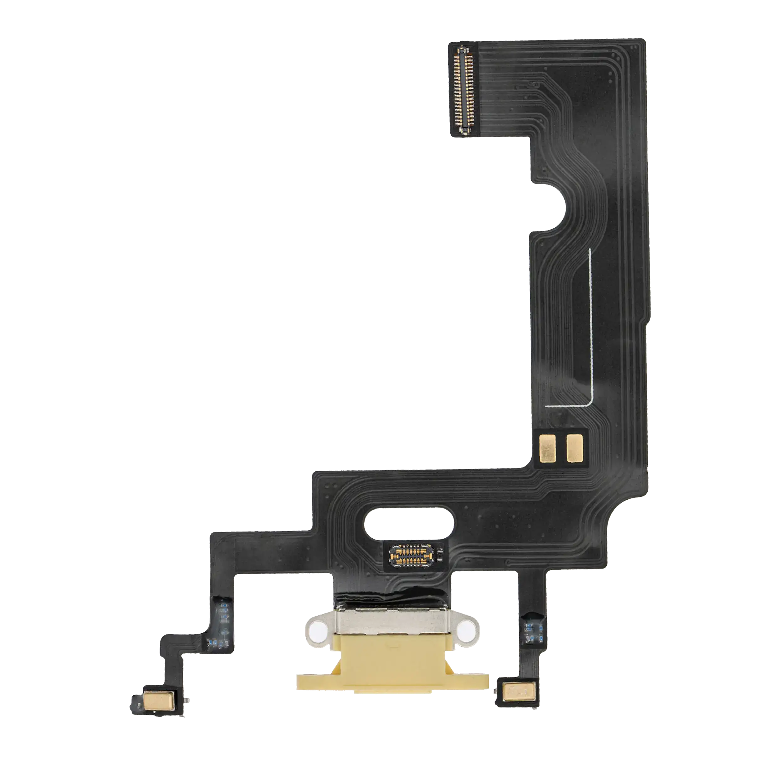 Charging Port Flex Cable Compatible For Iphone Xr (Aftermarket) (Yellow)