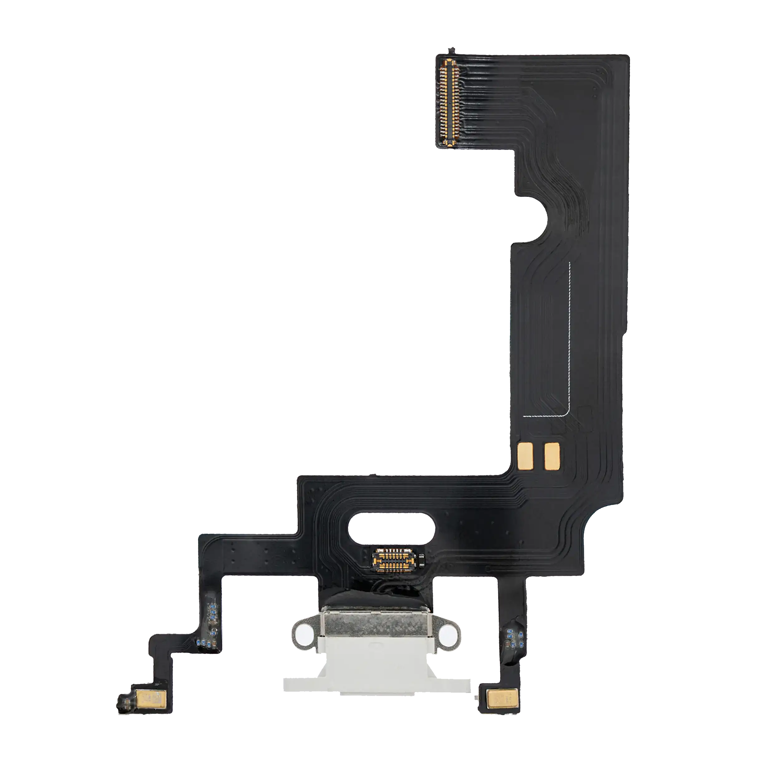 Charging Port Flex Cable Compatible For Iphone Xr (Aftermarket) (White)