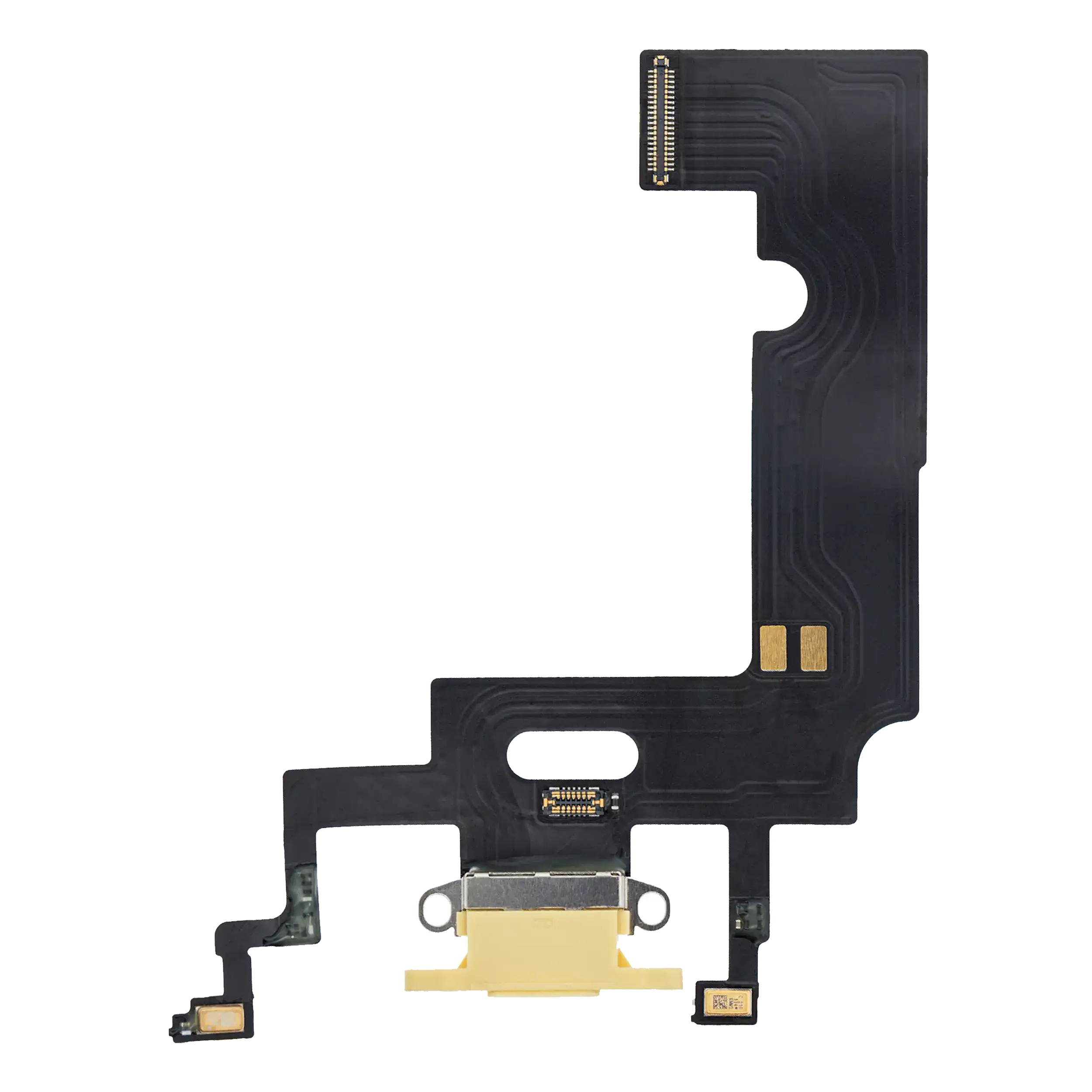 Charging Port Flex Cable Compatible For Iphone Xr (Premium) (Yellow)