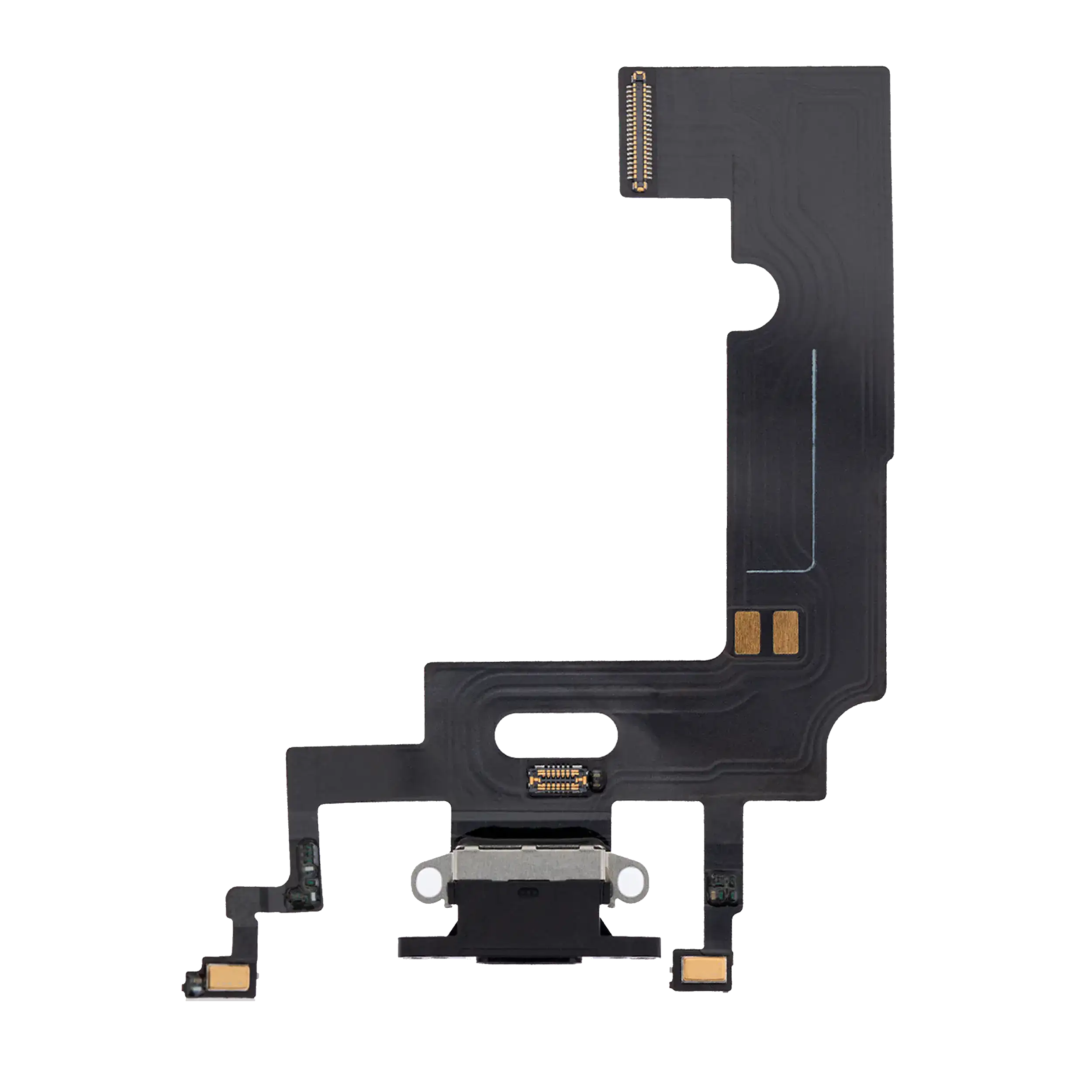 Charging Port Flex Cable Compatible For Iphone Xr (Premium) (Black)
