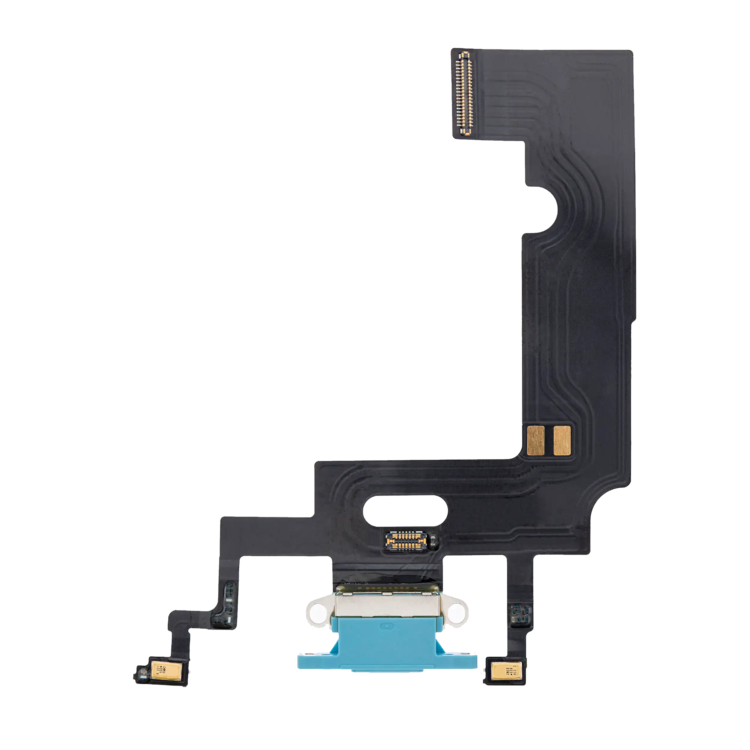 Charging Port Flex Cable Compatible For Iphone Xr (Premium) (Blue)