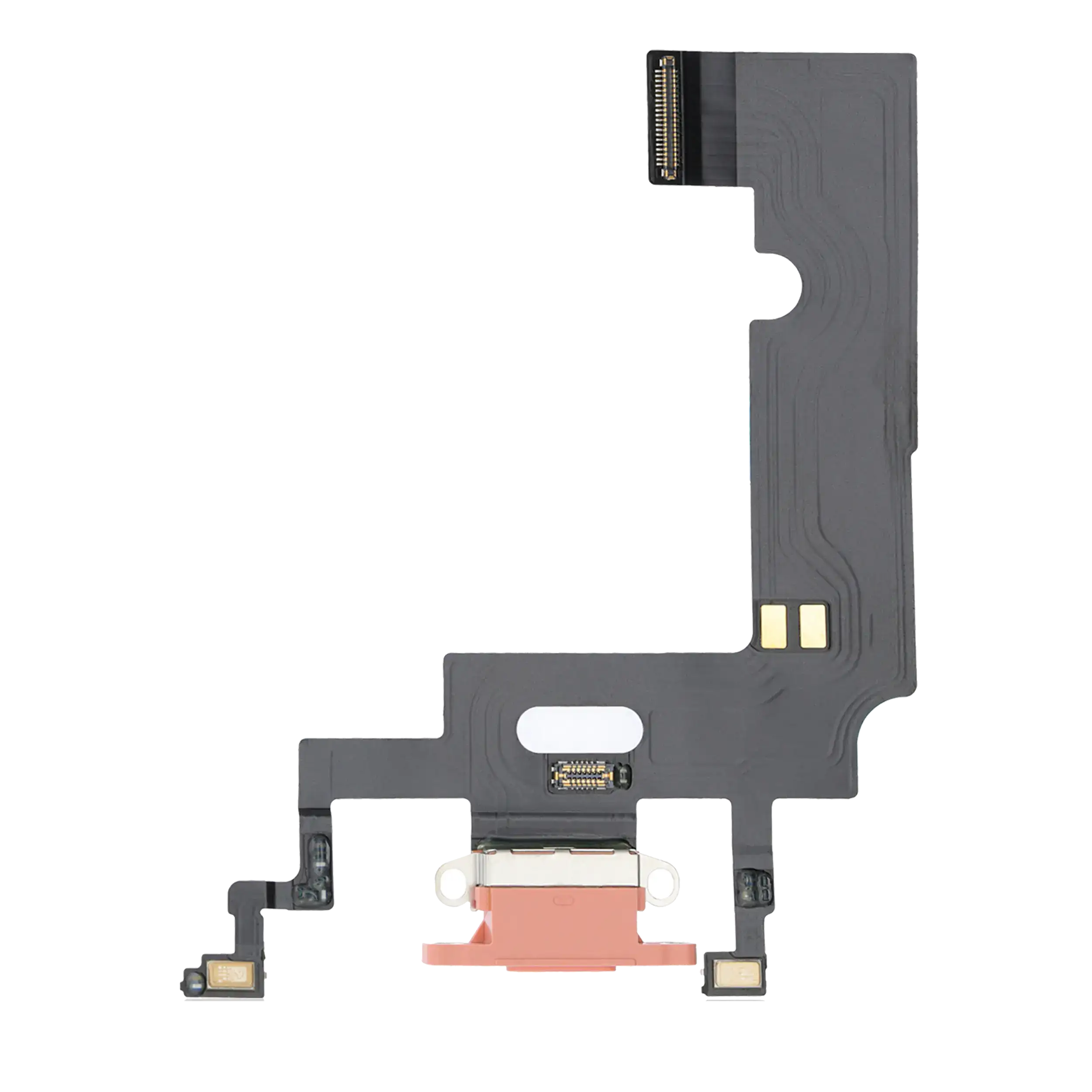 Charging Port Flex Cable Compatible For Iphone Xr (Premium) (Coral)