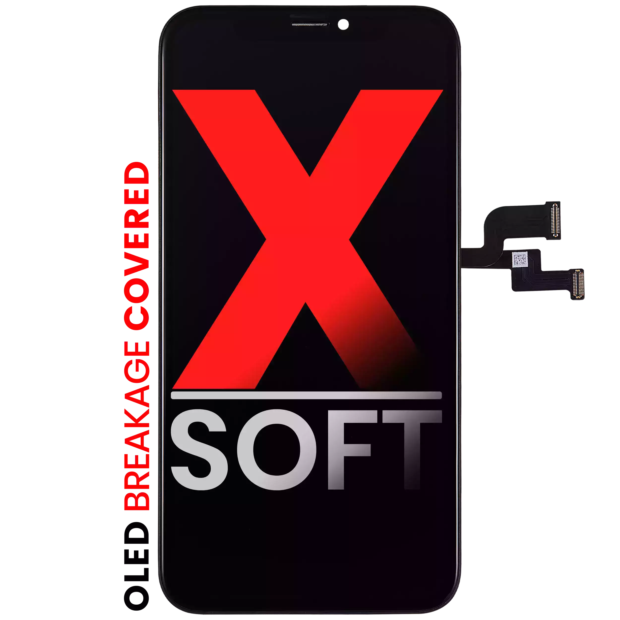 Oled Assembly Compatible For Iphone X (Aftermarket Pro: Xo7 Soft)