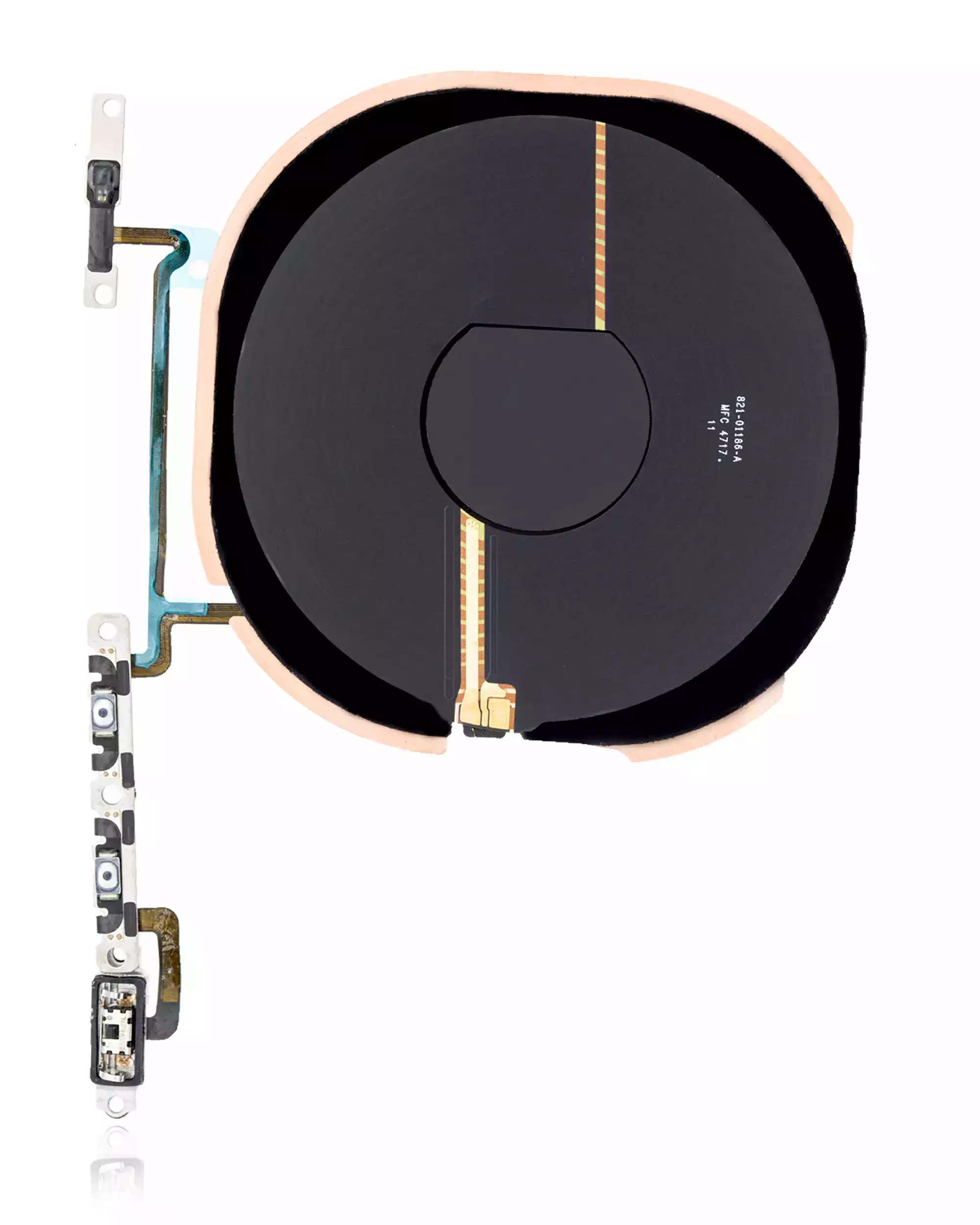 Wireless Nfc Charging Flex With Power & Volume Flex Pre-Installed Compatible For Iphone X