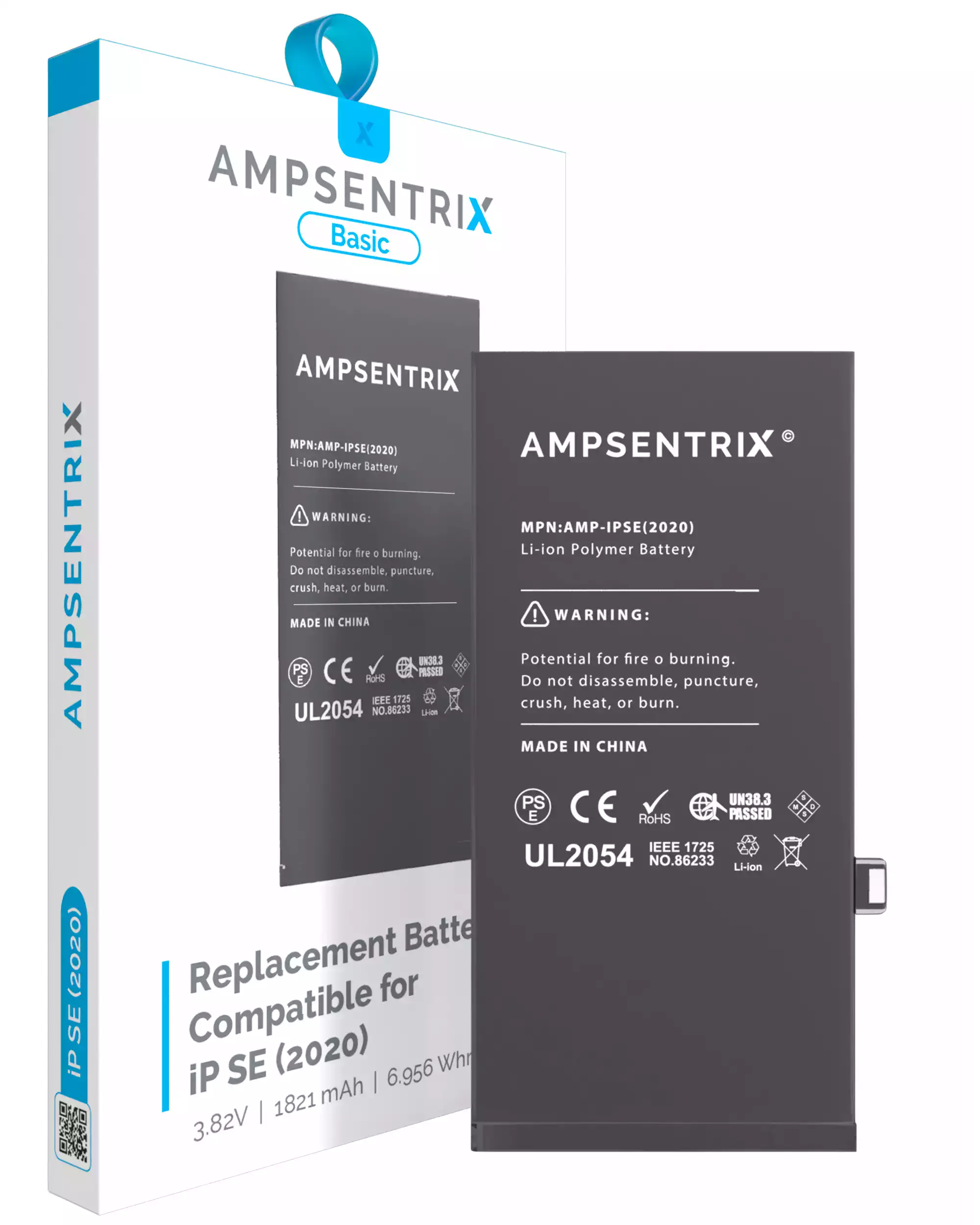 Replacement Battery Compatible For Iphone Se (2020) (Ampsentrix Basic)