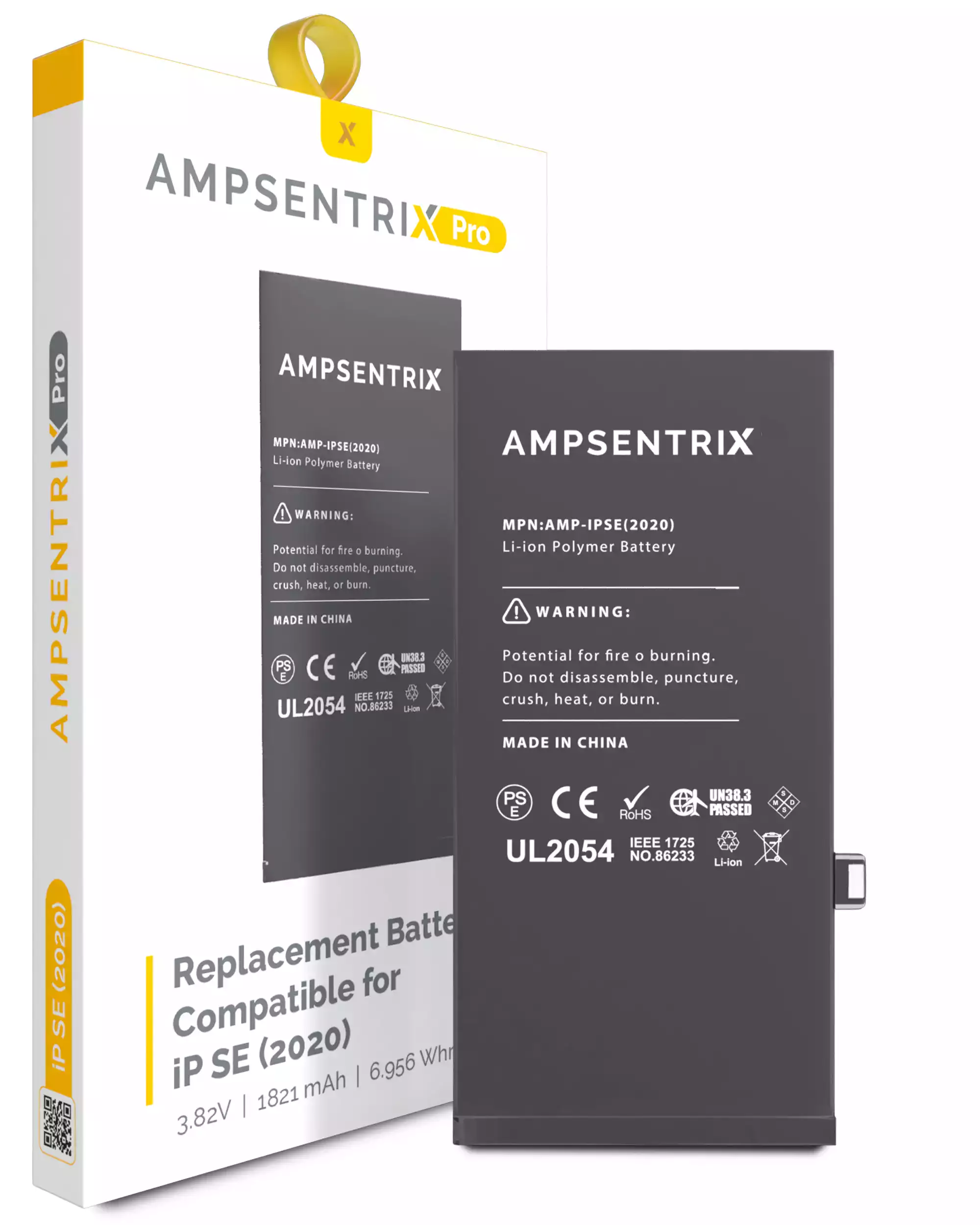 Replacement Battery Compatible For Iphone Se (2020) (Ampsentrix Pro)