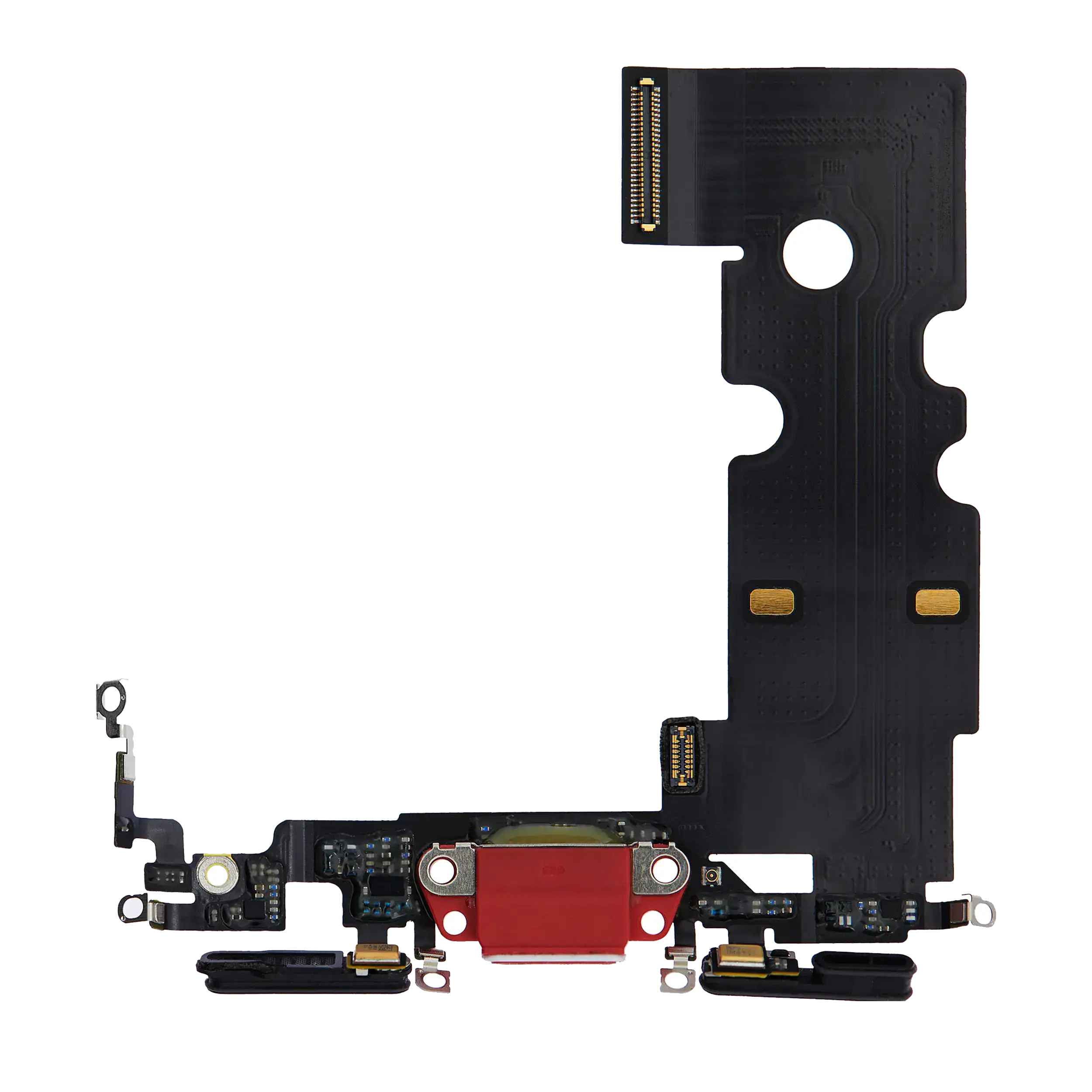 Charging Port Flex Cable Compatible For Iphone Se (2020) (Used  Pull) (Red)