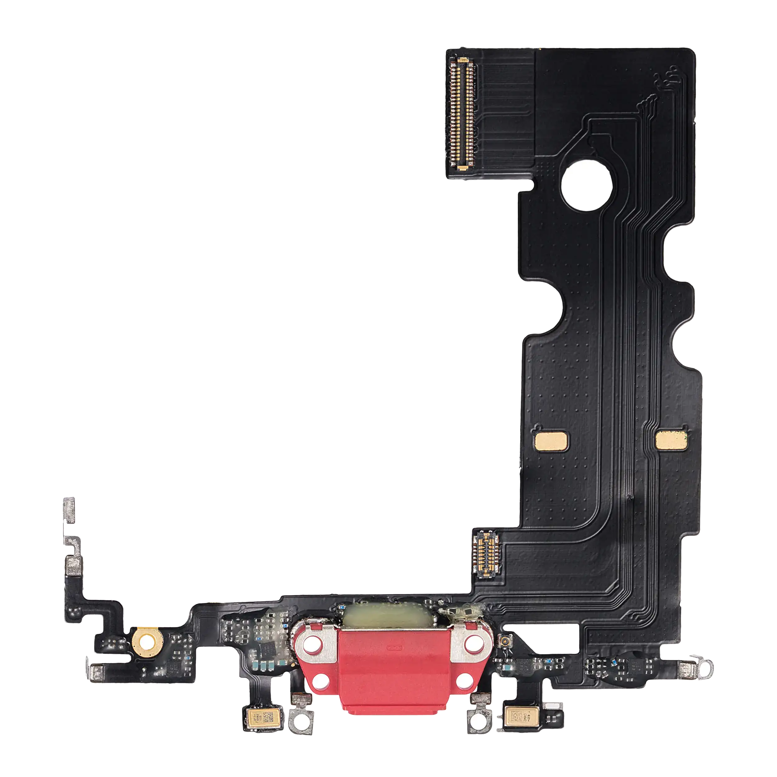 Charging Port Flex Cable Compatible For Iphone Se (2020) (Aftermarket Plus) (Red)