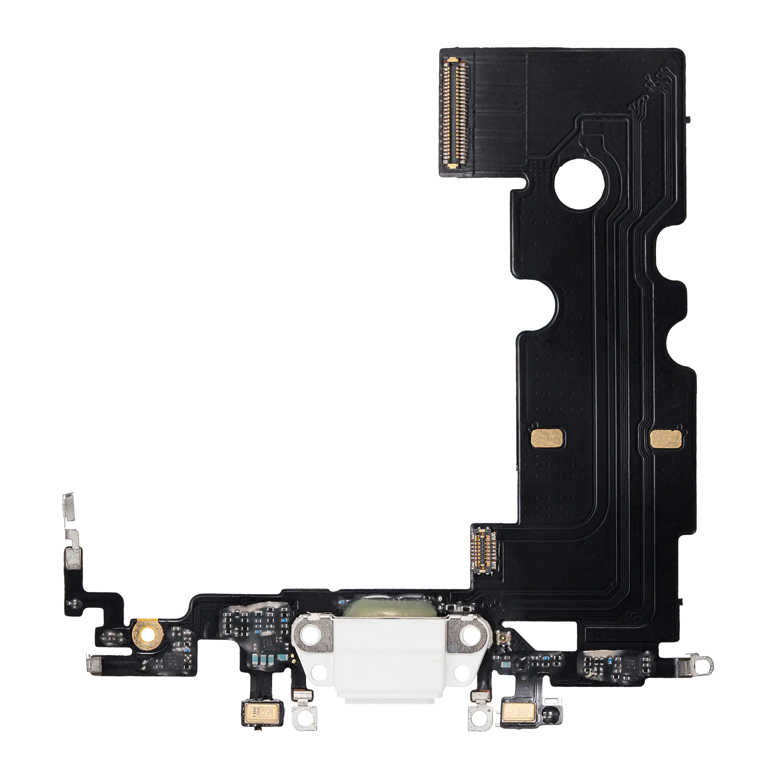 Charging Port Flex Cable Compatible For Iphone Se (2020) (Aftermarket Plus) (White)