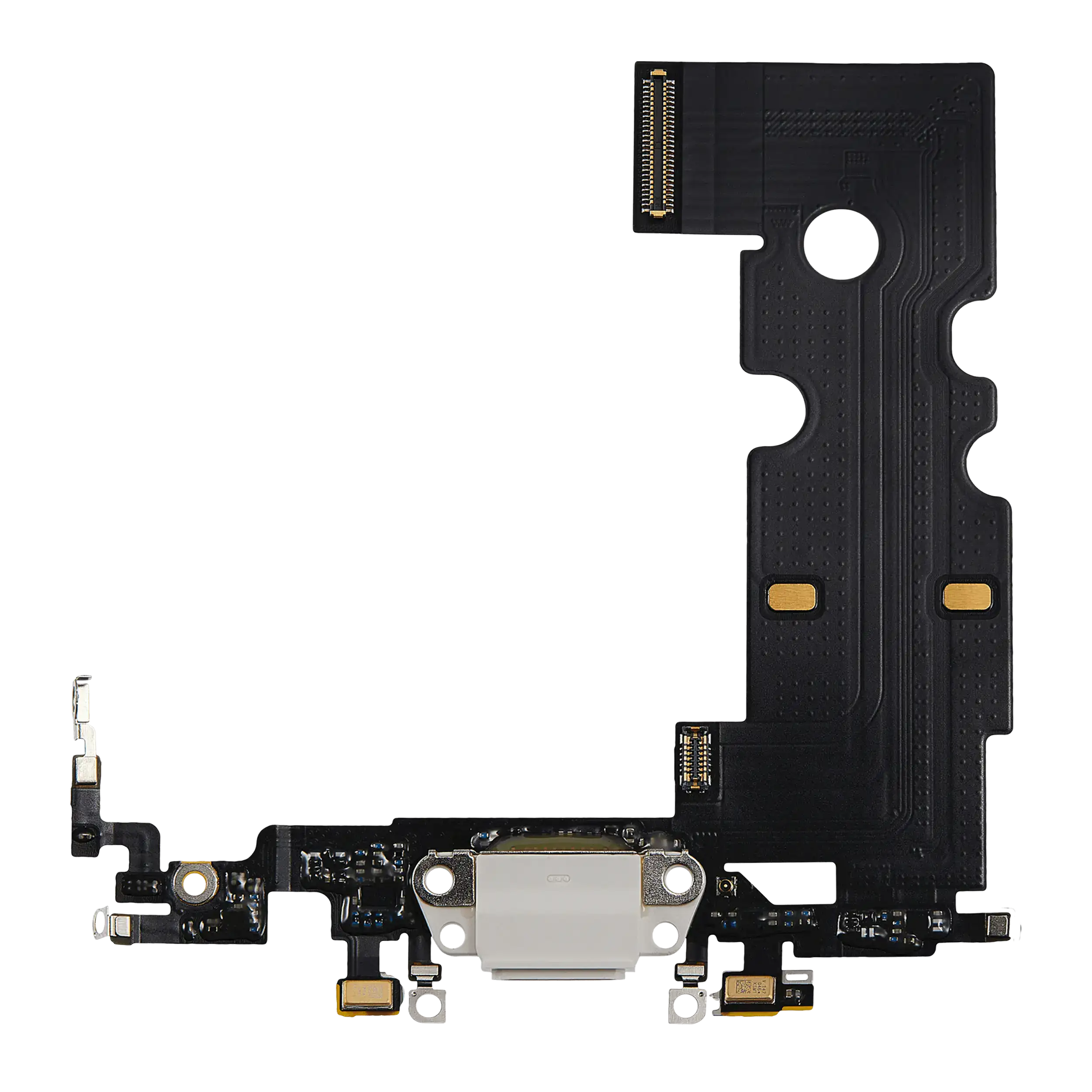 Charging Port Flex Cable Compatible For Iphone Se (2020) (Premium) (White)