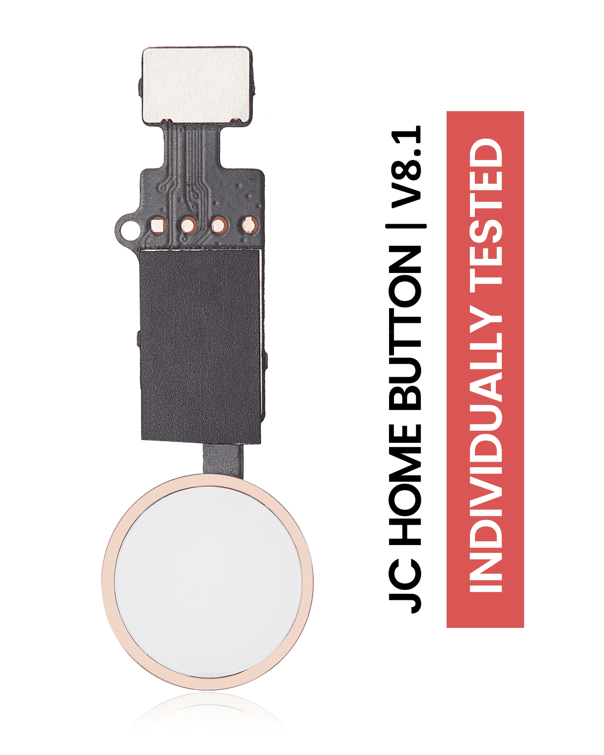 Home Button Replacement For Iphone 7/7 Plus/8/8 Plus/Se (2020) - Rose Gold, Individually Tested