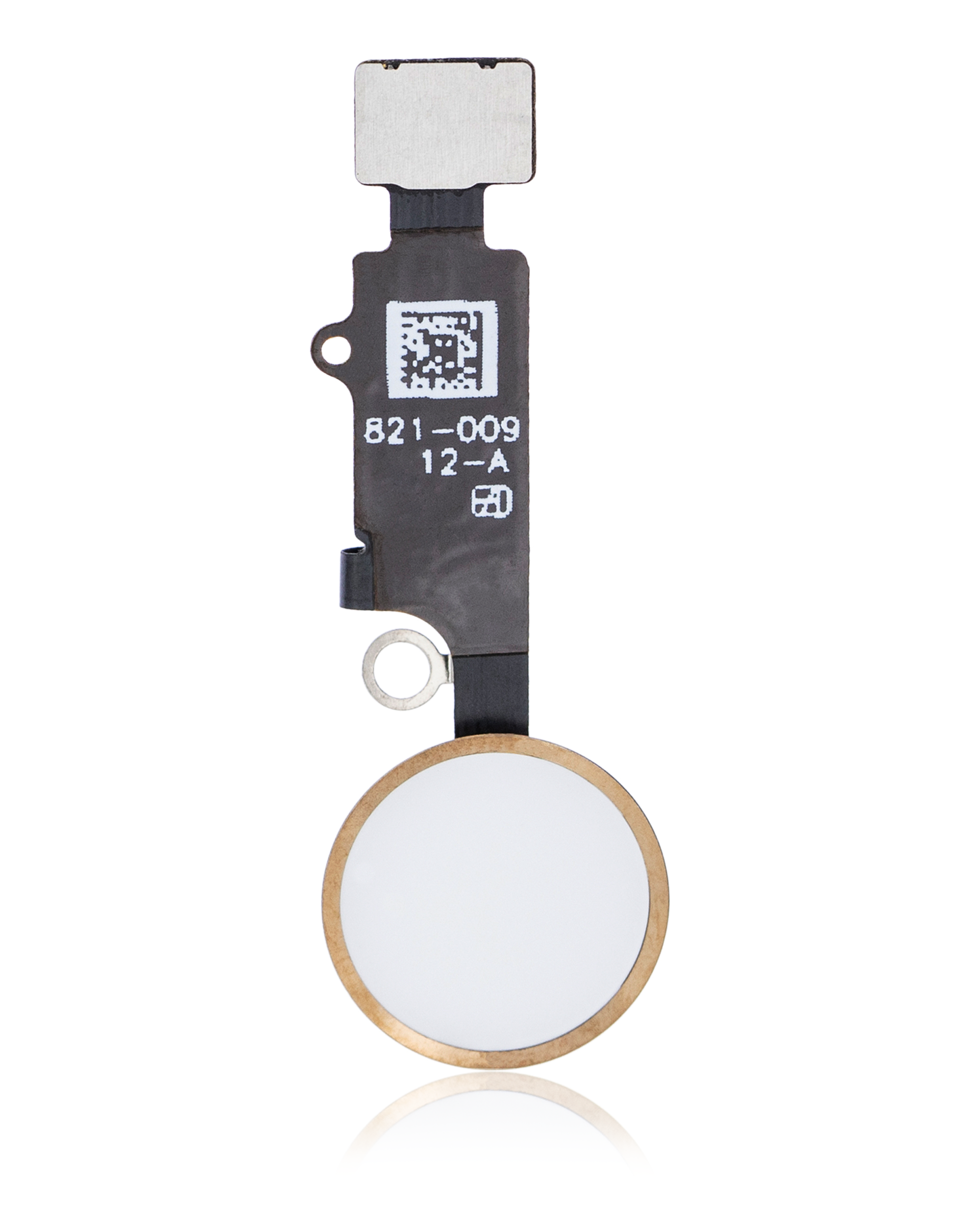 Home Button With Flex Compatible For Iphone 7 / 7 Plus / 8 / 8 Plus / Se (2020) / Se (2022) (Gold) (Warning: Compatible For Cosmetic Use Only)