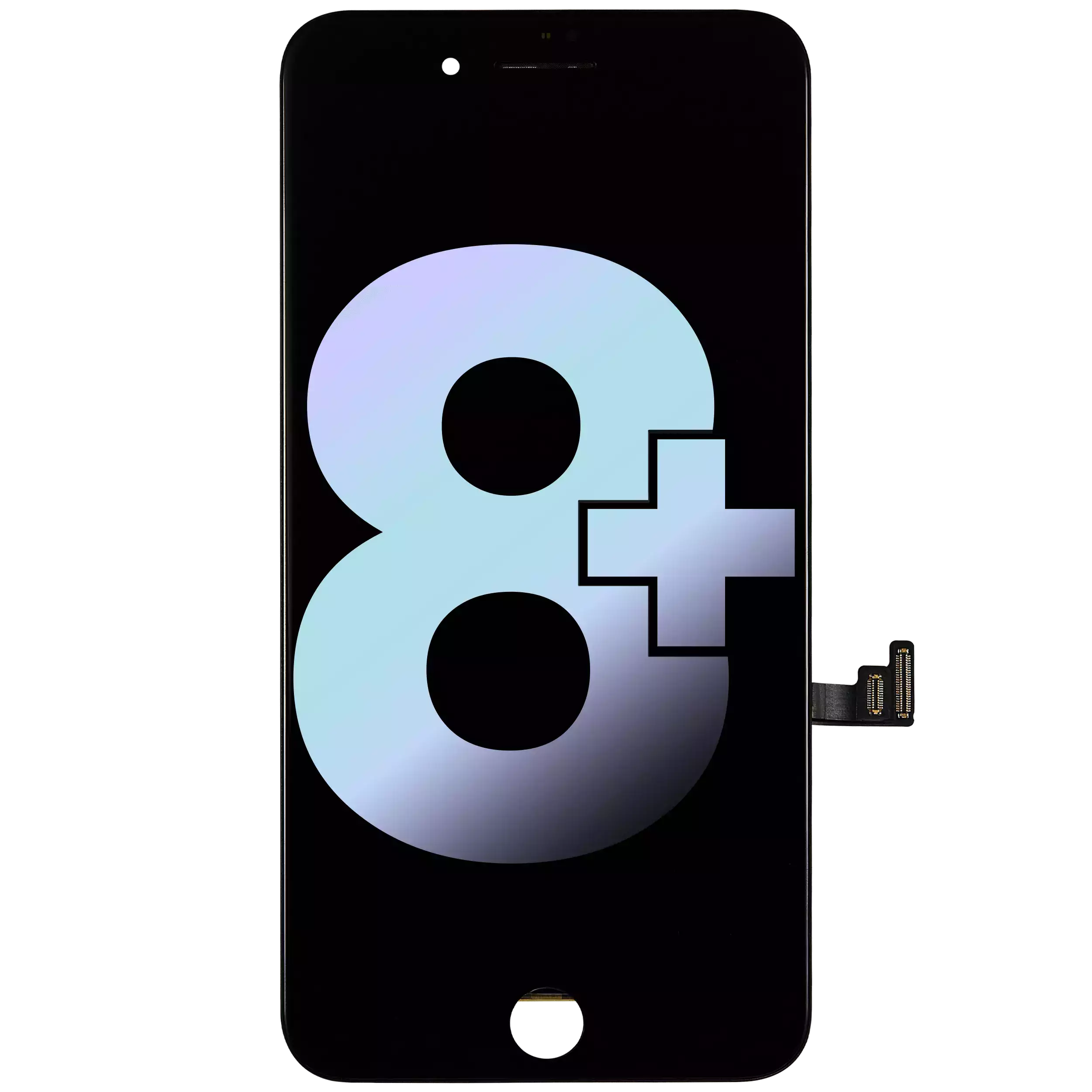Lcd Assembly Compatible For Iphone 8 Plus (Service Pack) (Black)