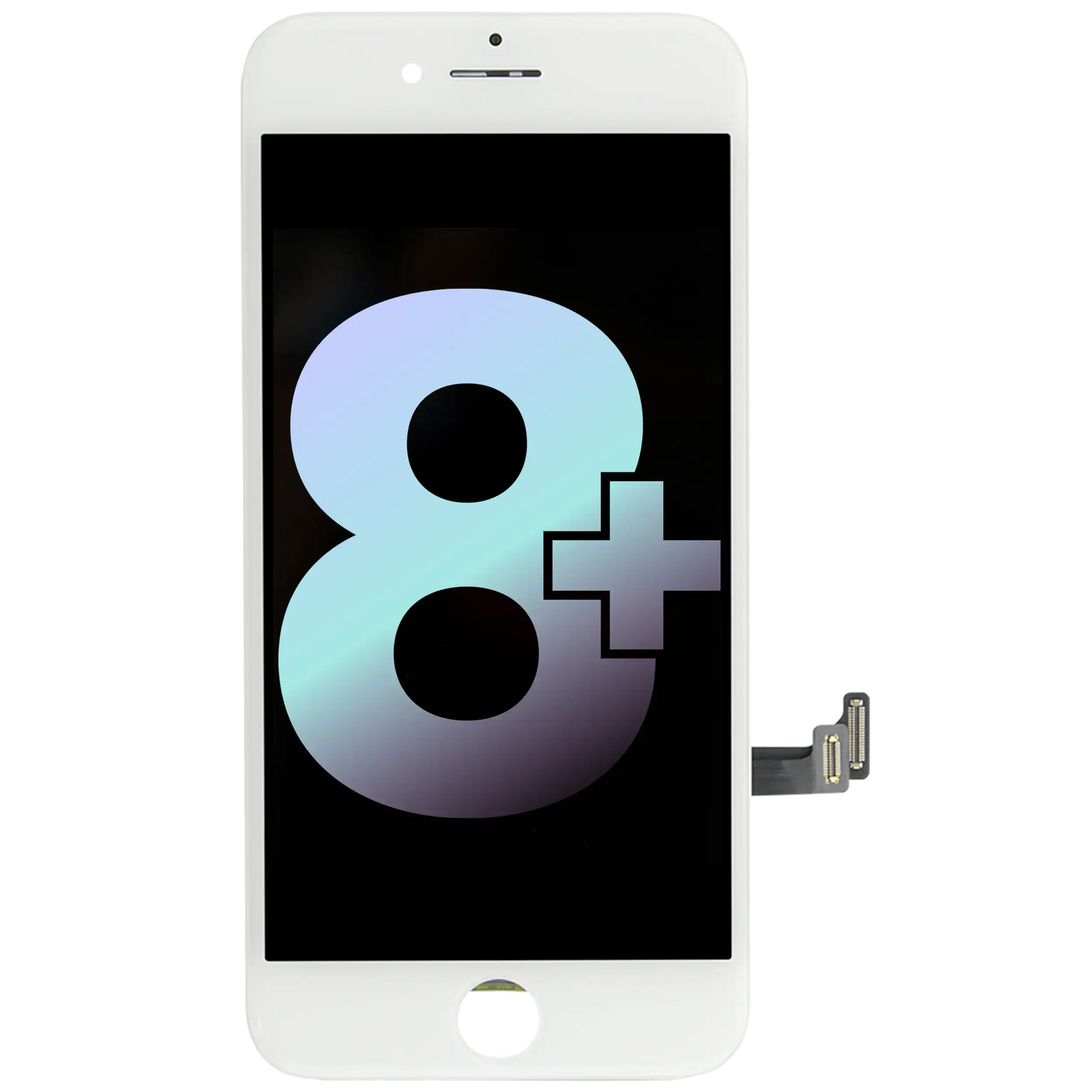 Lcd Assembly Compatible For Iphone 8 Plus (Service Pack) (Silver)