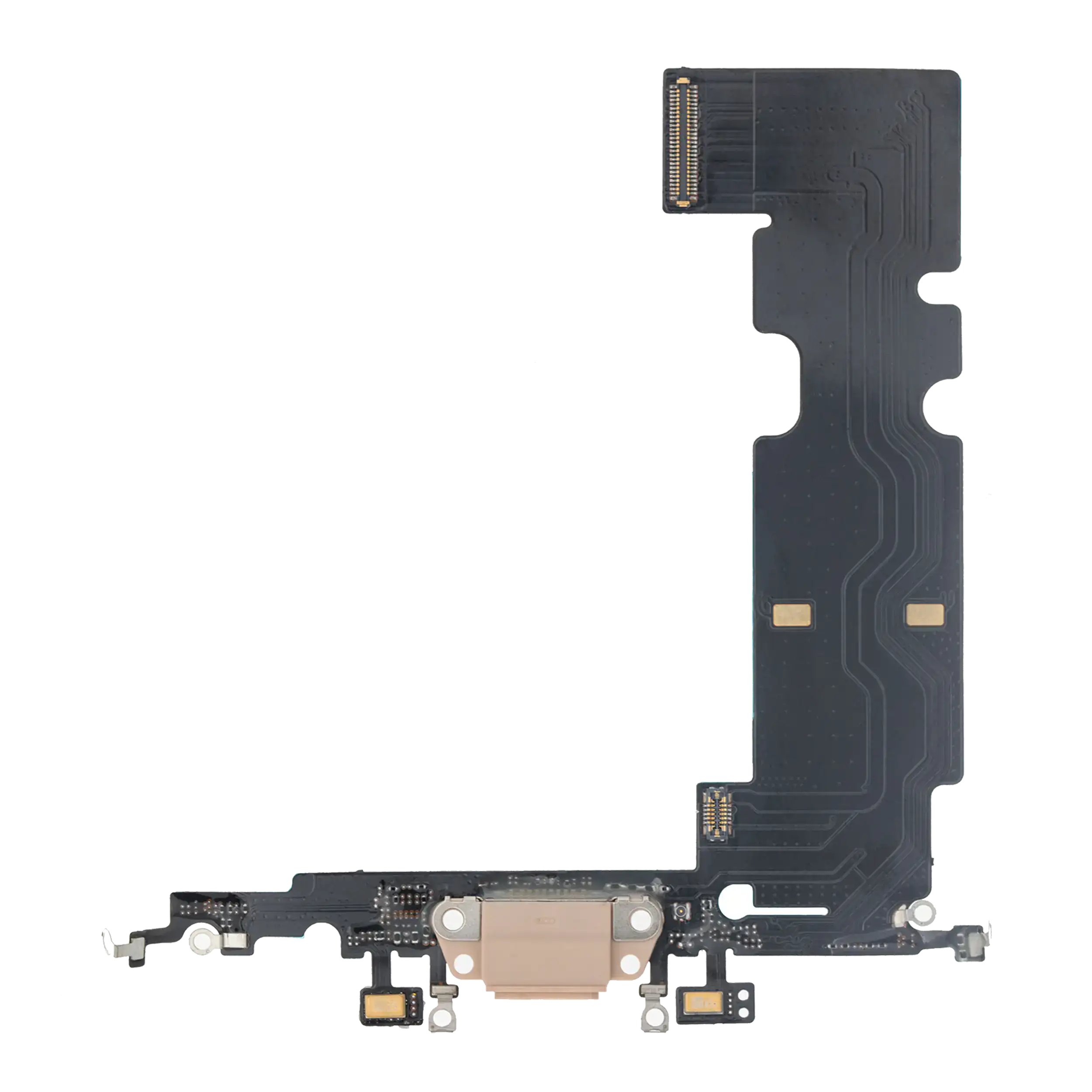 Charging Port Flex Cable Compatible For Iphone 8 Plus (Premium) (Gold)
