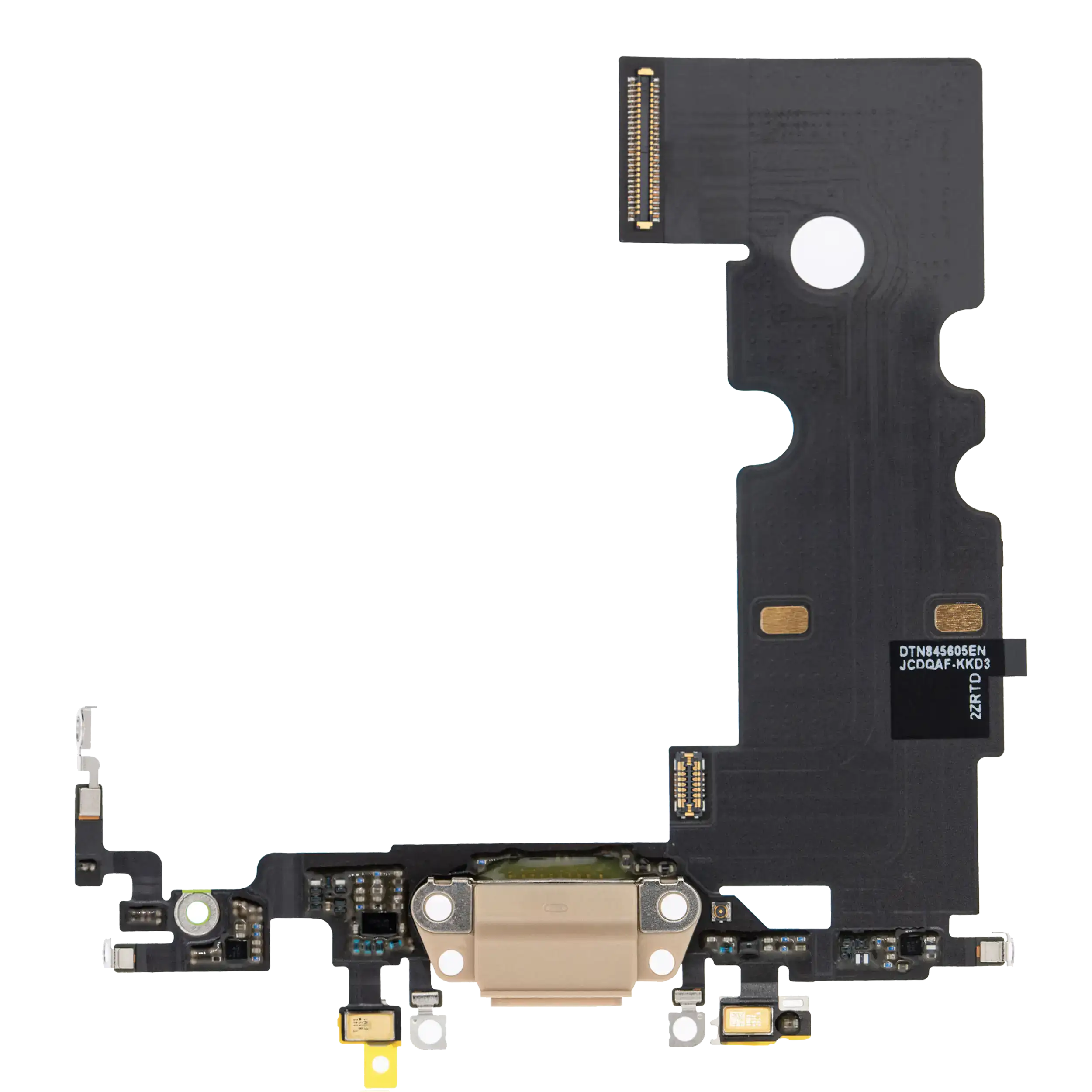 Charging Port Flex Cable Compatible For Iphone 8 (Premium) (Gold)