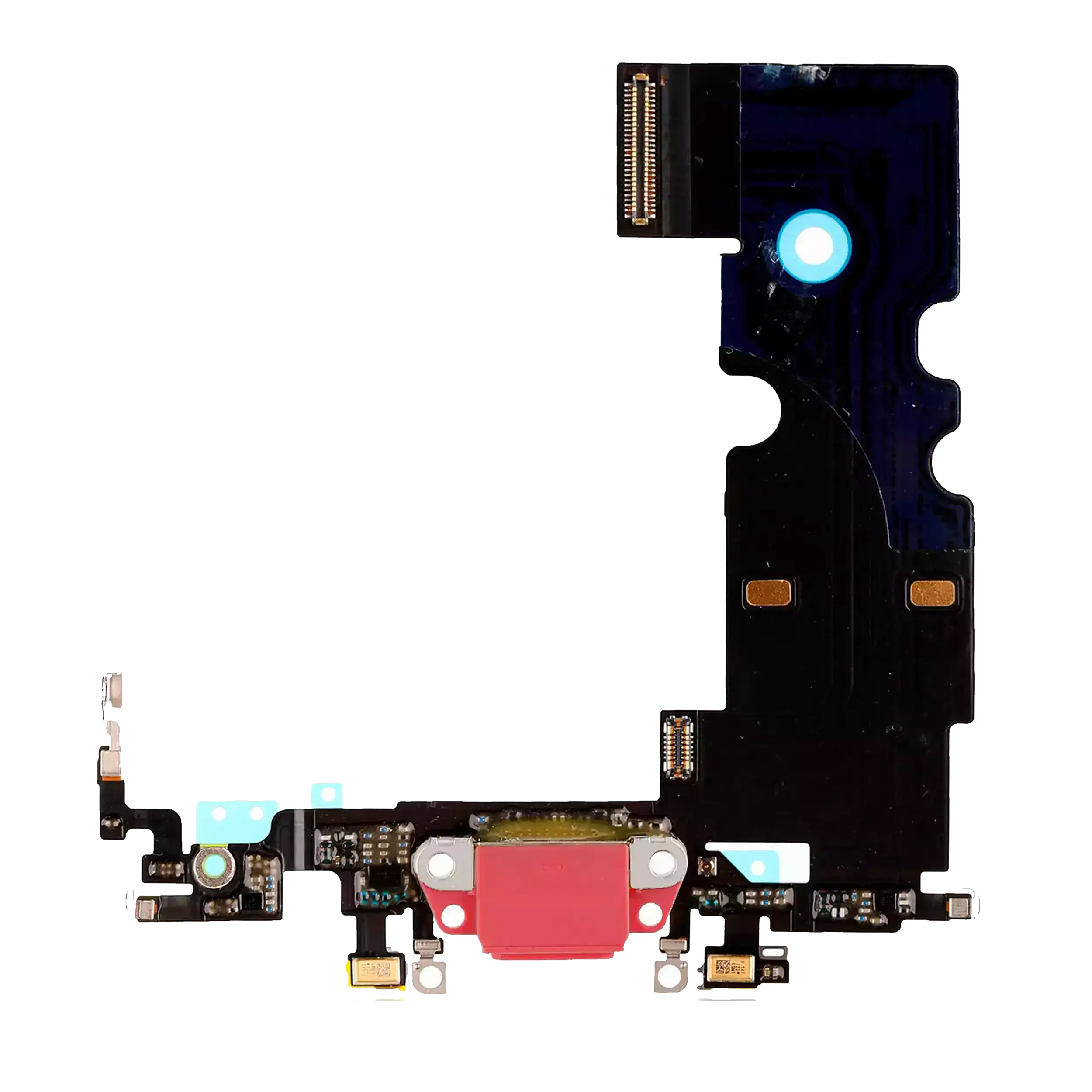 Charging Port Flex Cable Compatible For Iphone 8 (Premium) (Red)
