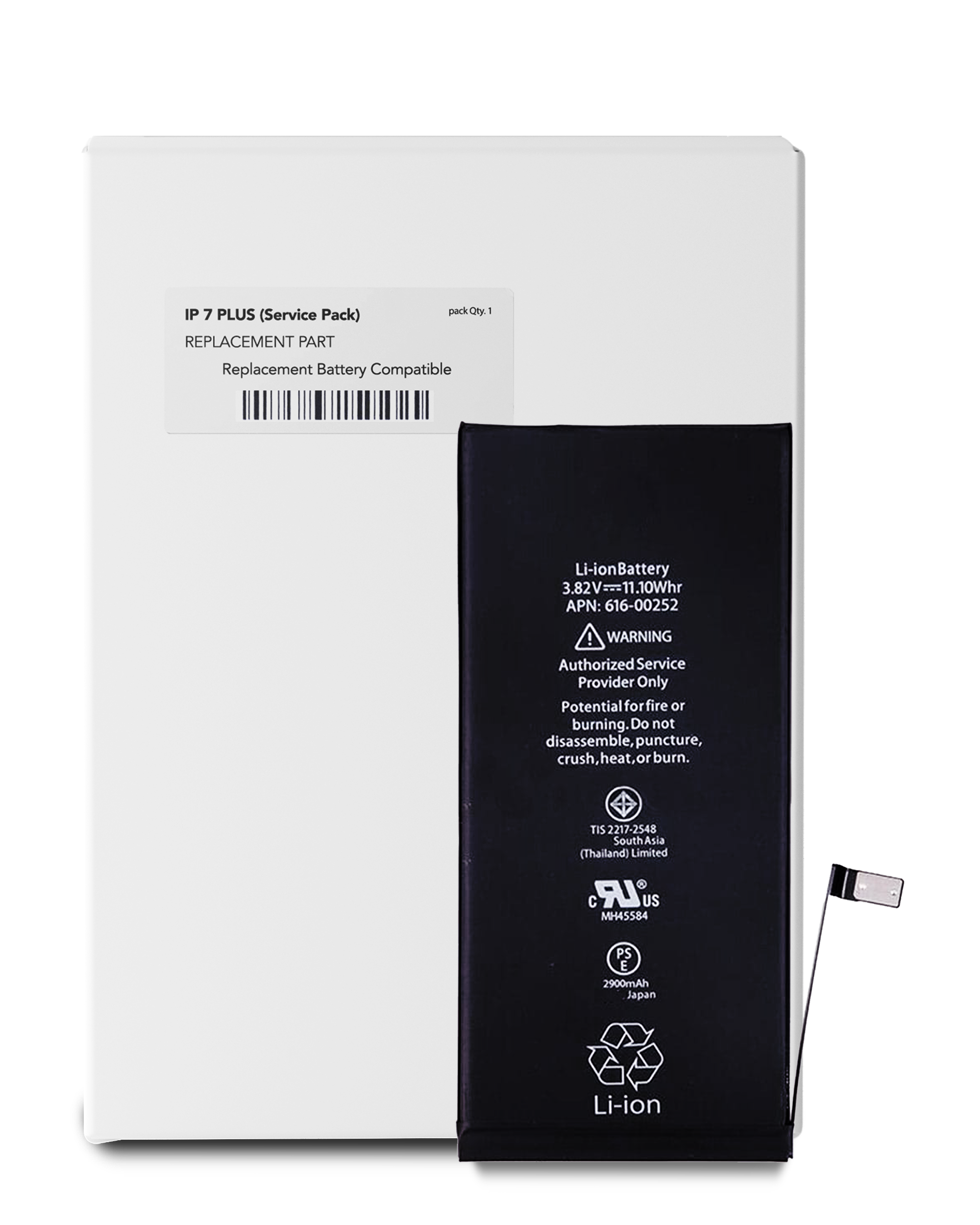 Replacement Battery Compatible For Iphone 7 Plus (Service Pack)