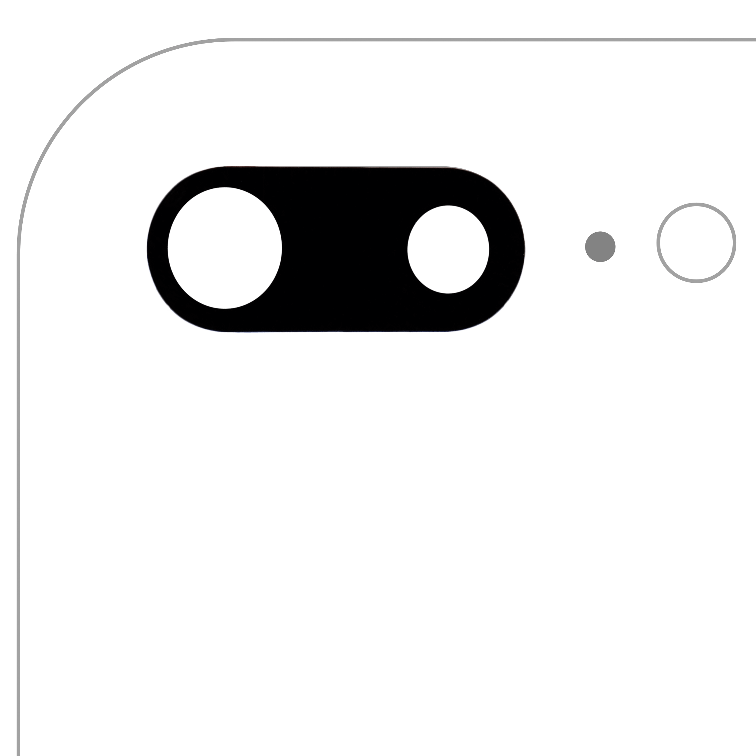 Back Camera Lens With Adhesive (Glass Only) Compatible For Iphone 7 Plus / 8 Plus (10 Pack) (Aftermarket Plus)
