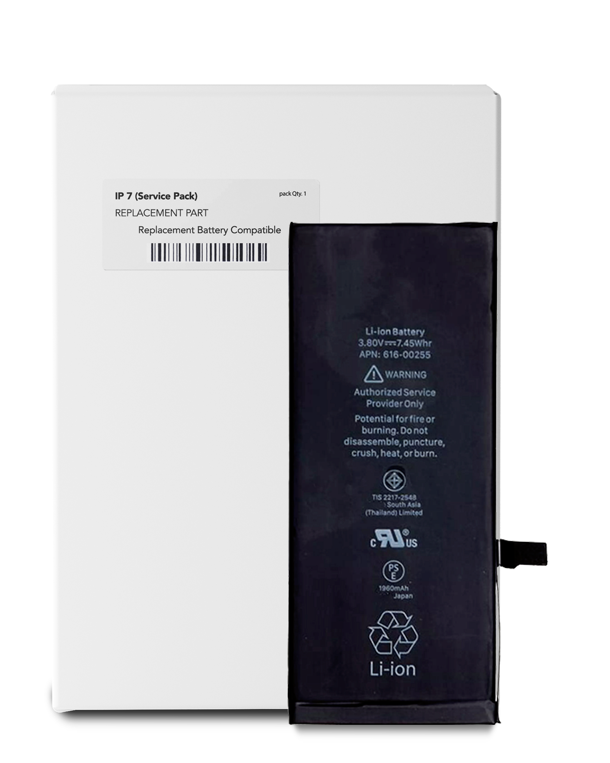 Replacement Battery Compatible For Iphone 7 (Service Pack)