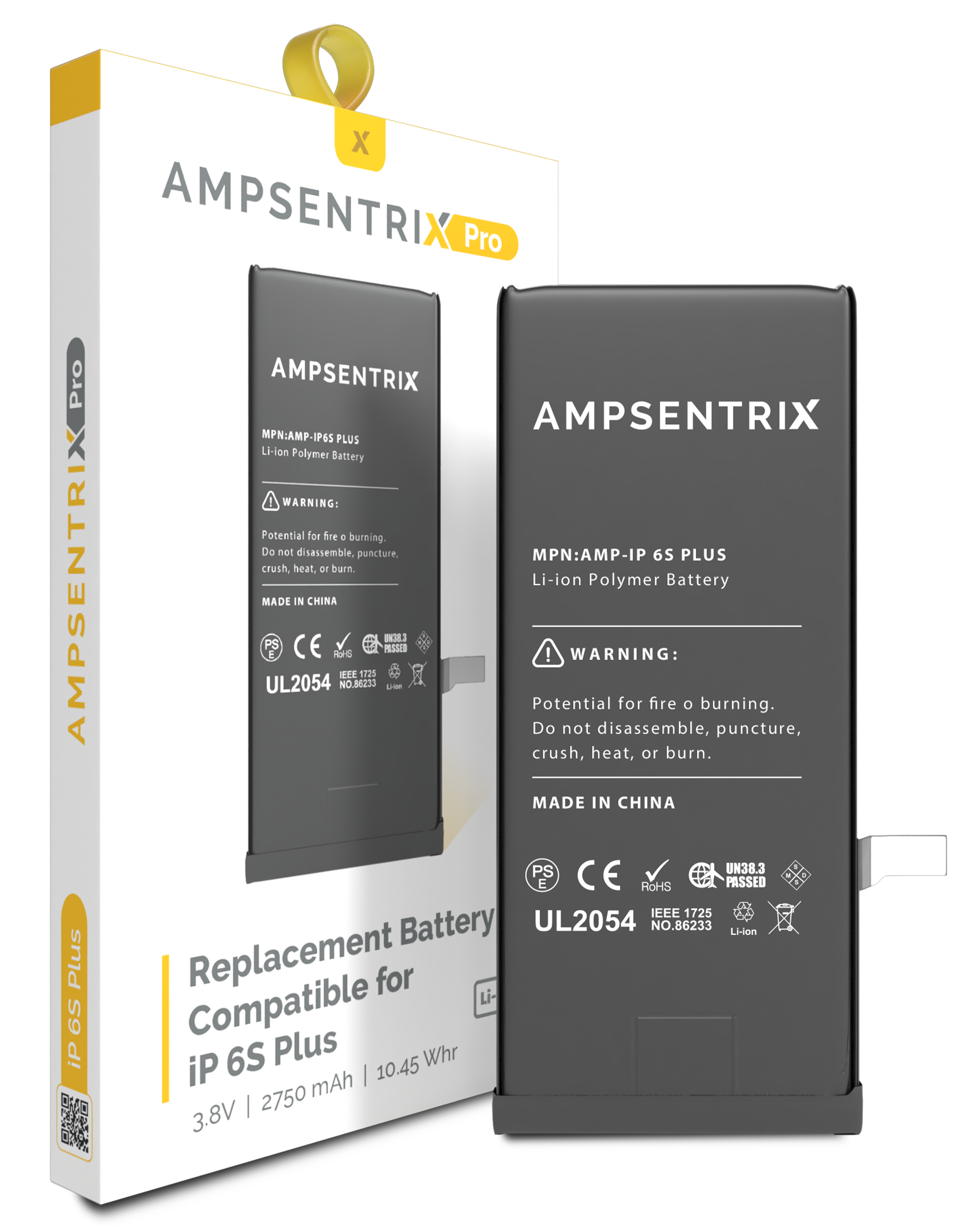 Replacement Battery Compatible For Iphone 6S Plus (Ampsentrix Pro)