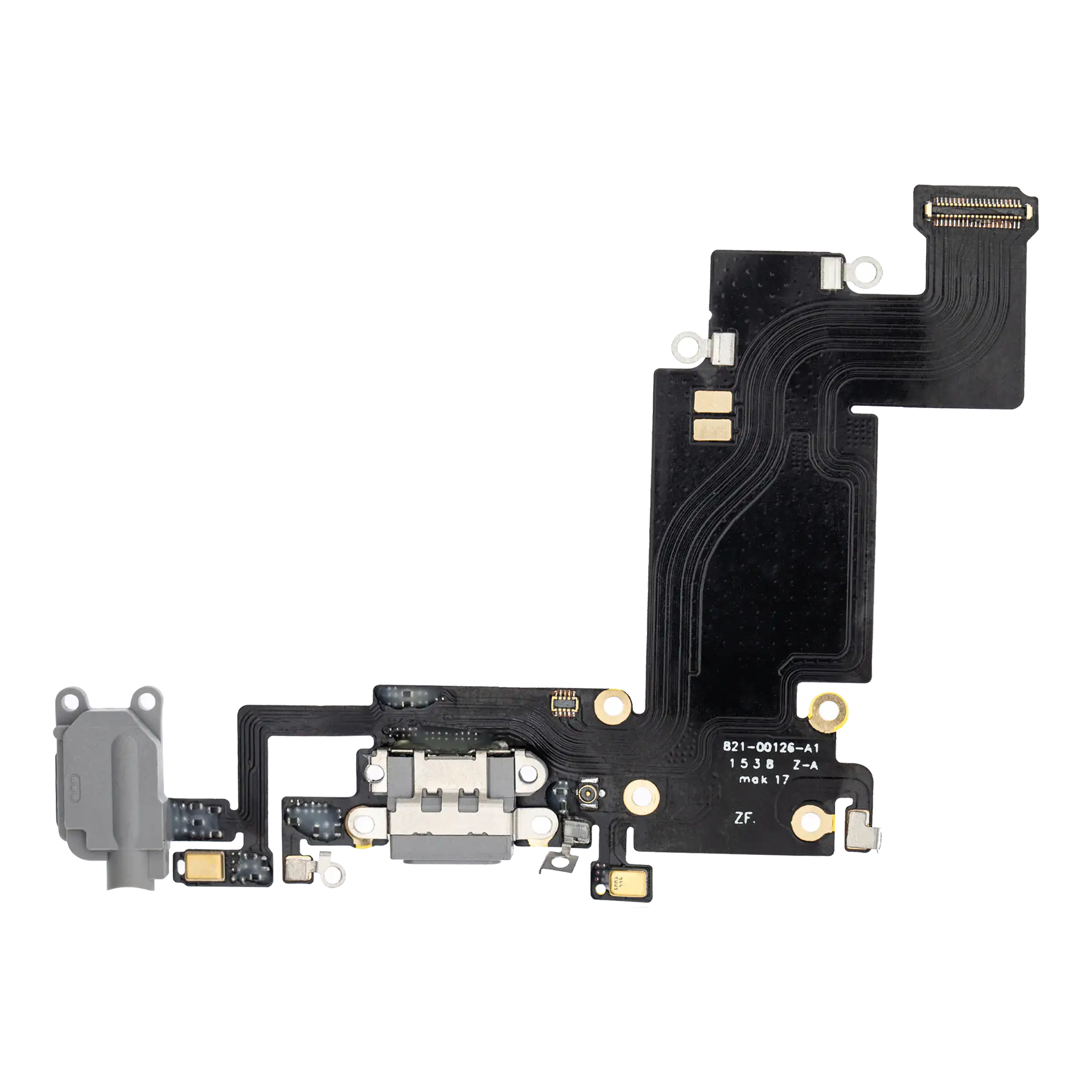 Charging Port Flex Cable Compatible For Iphone 6S Plus (Aftermarket) (Space Gray)