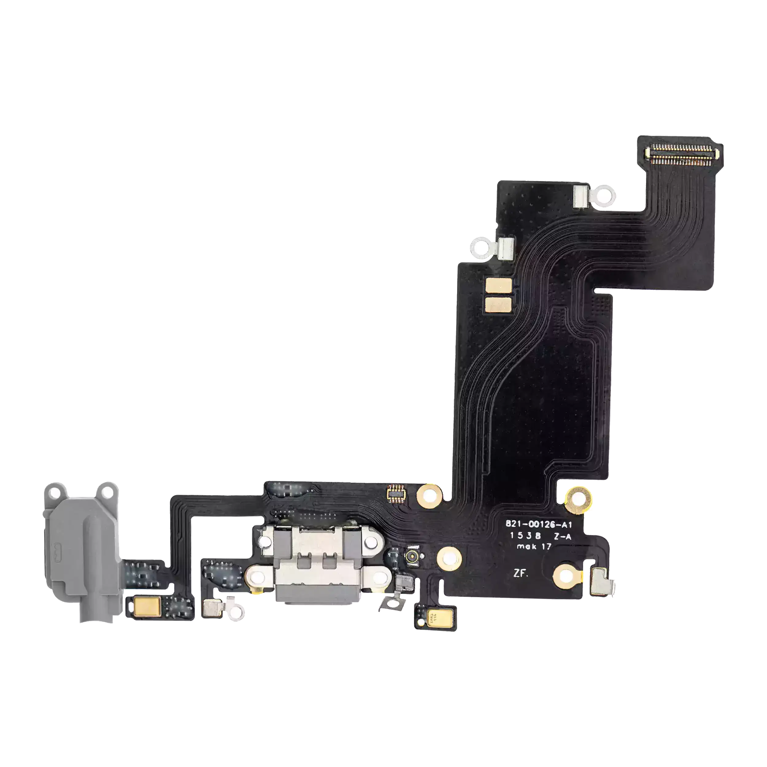 Charging Port Flex Cable Compatible For Iphone 6S Plus (Premium) (Space Gray)